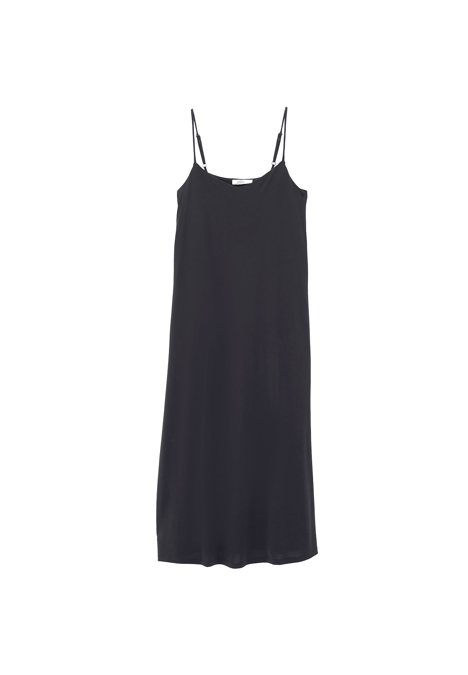 Sleeveless Strappy Midi Dress - BLACK