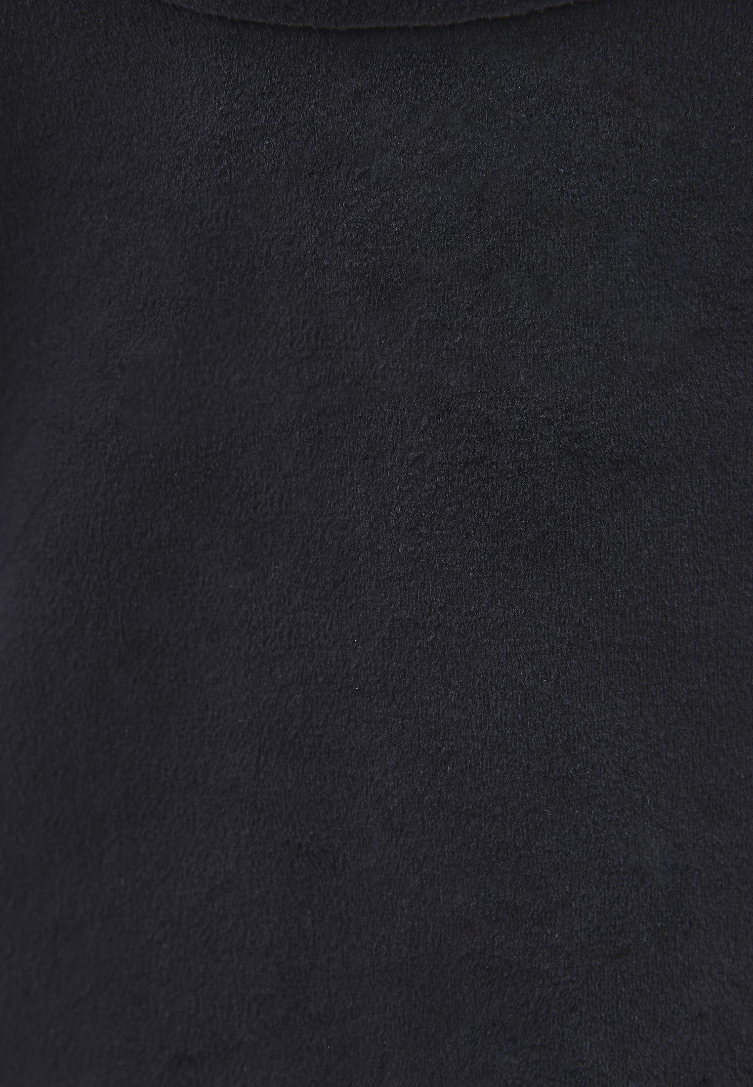 Cowl Neck Short Dress - BLACK
