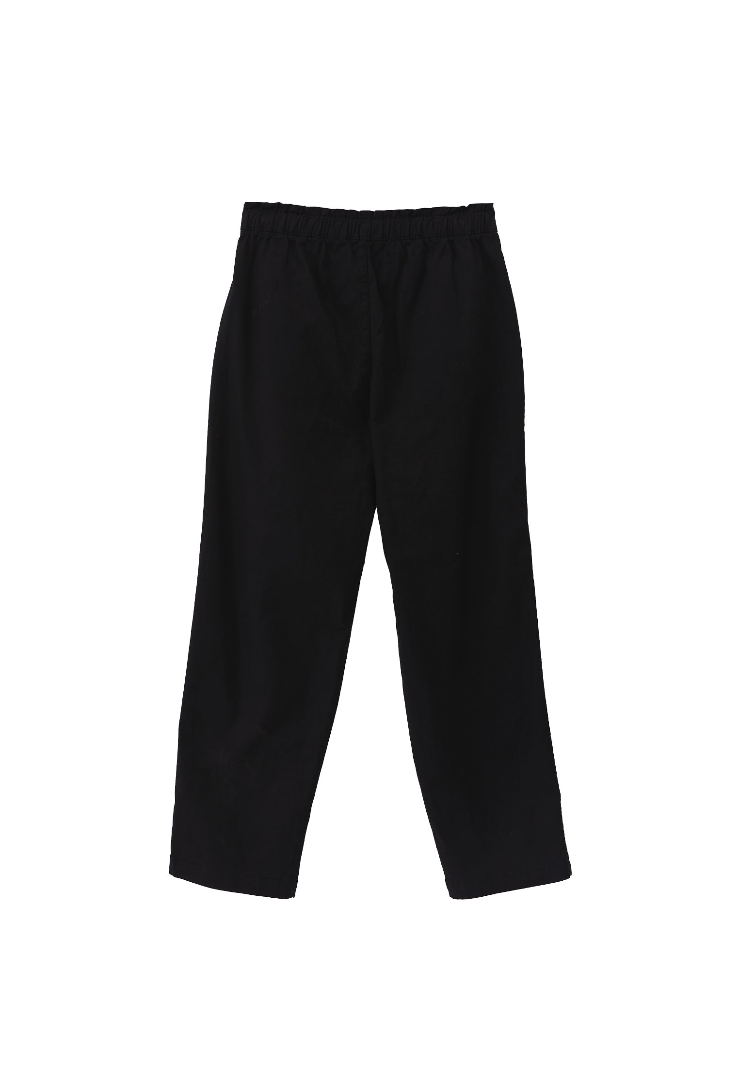 High Waist Carrot Pants - BLACK