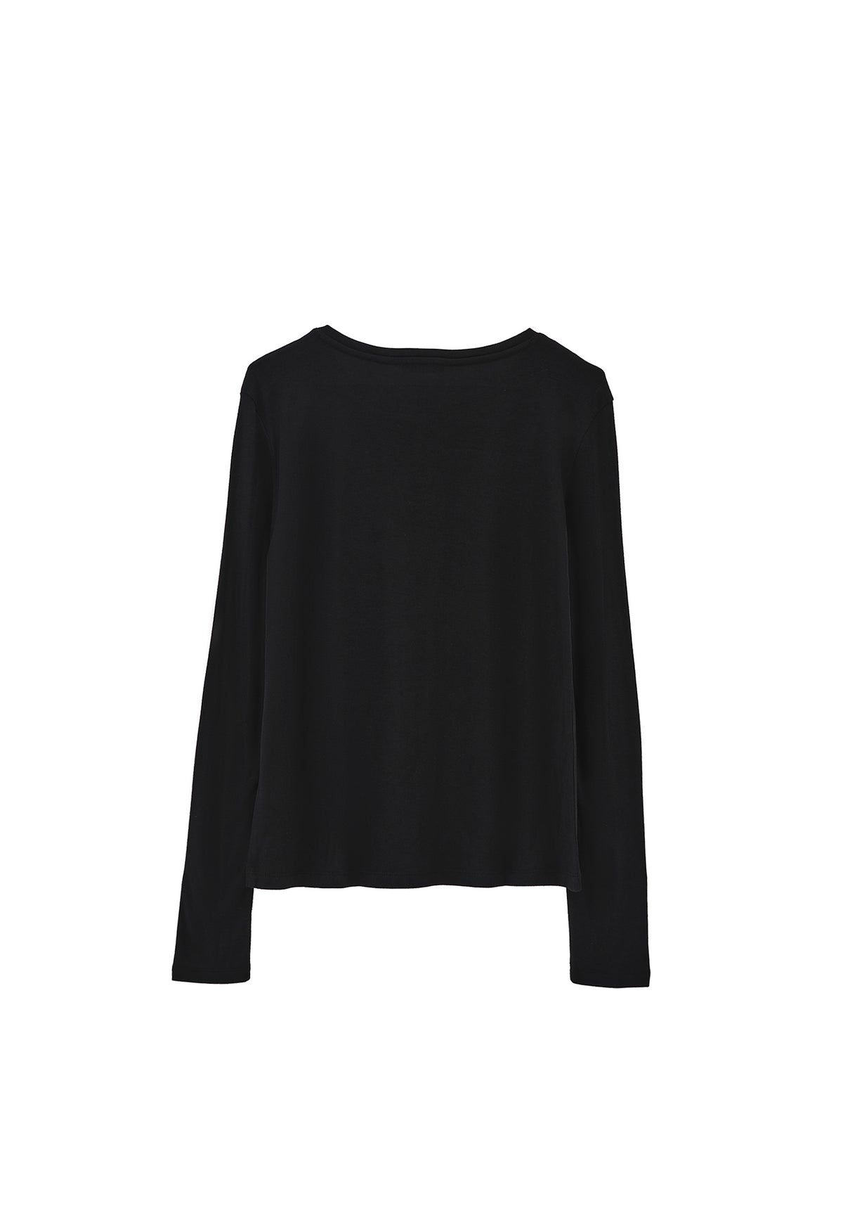 Slim Fit Crew Neck T-Shirt - BLACK