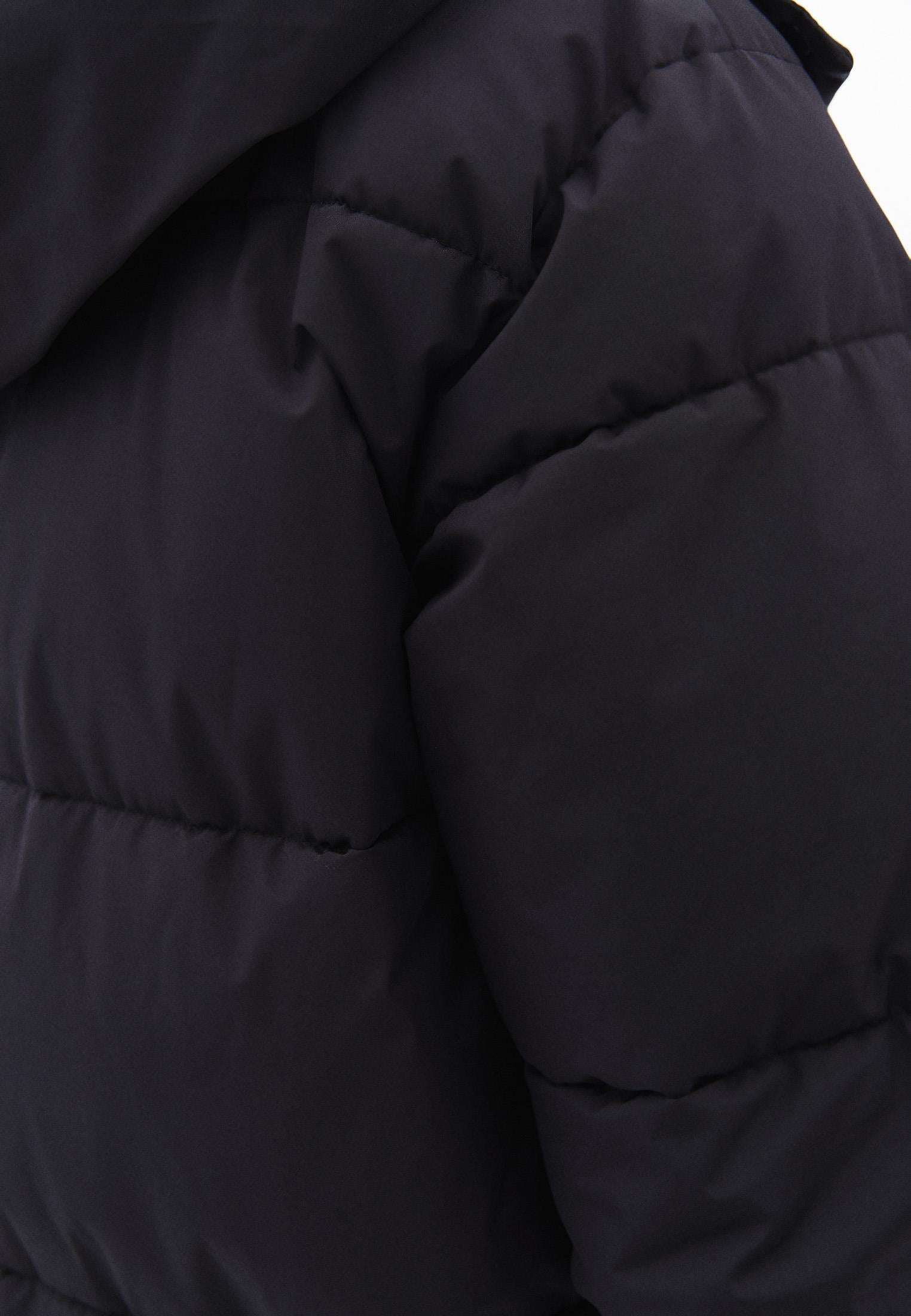 Long Coat With Zipper Detail - BLACK