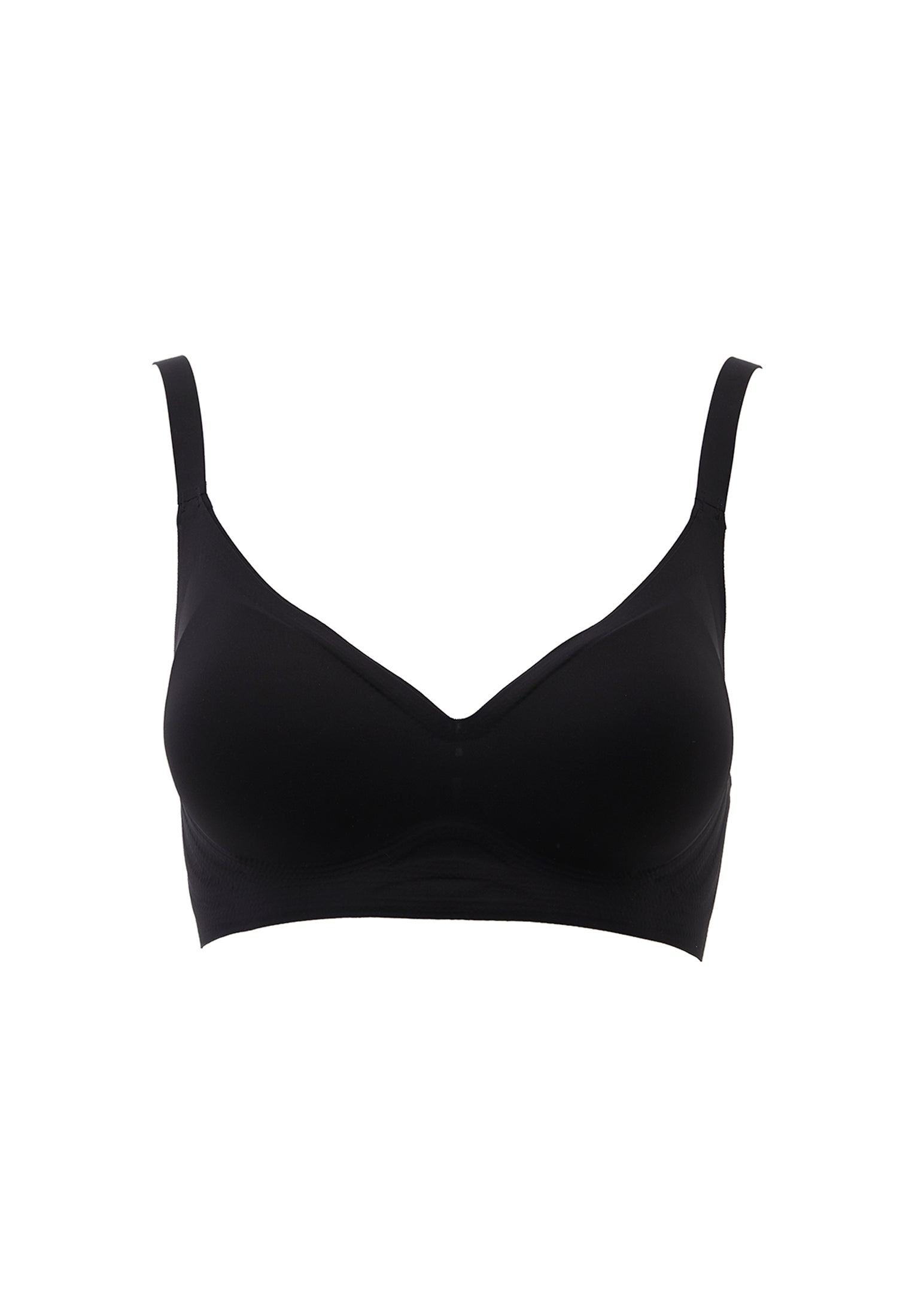 V Neck Sleeveless Bodycon Bustier - BLACK