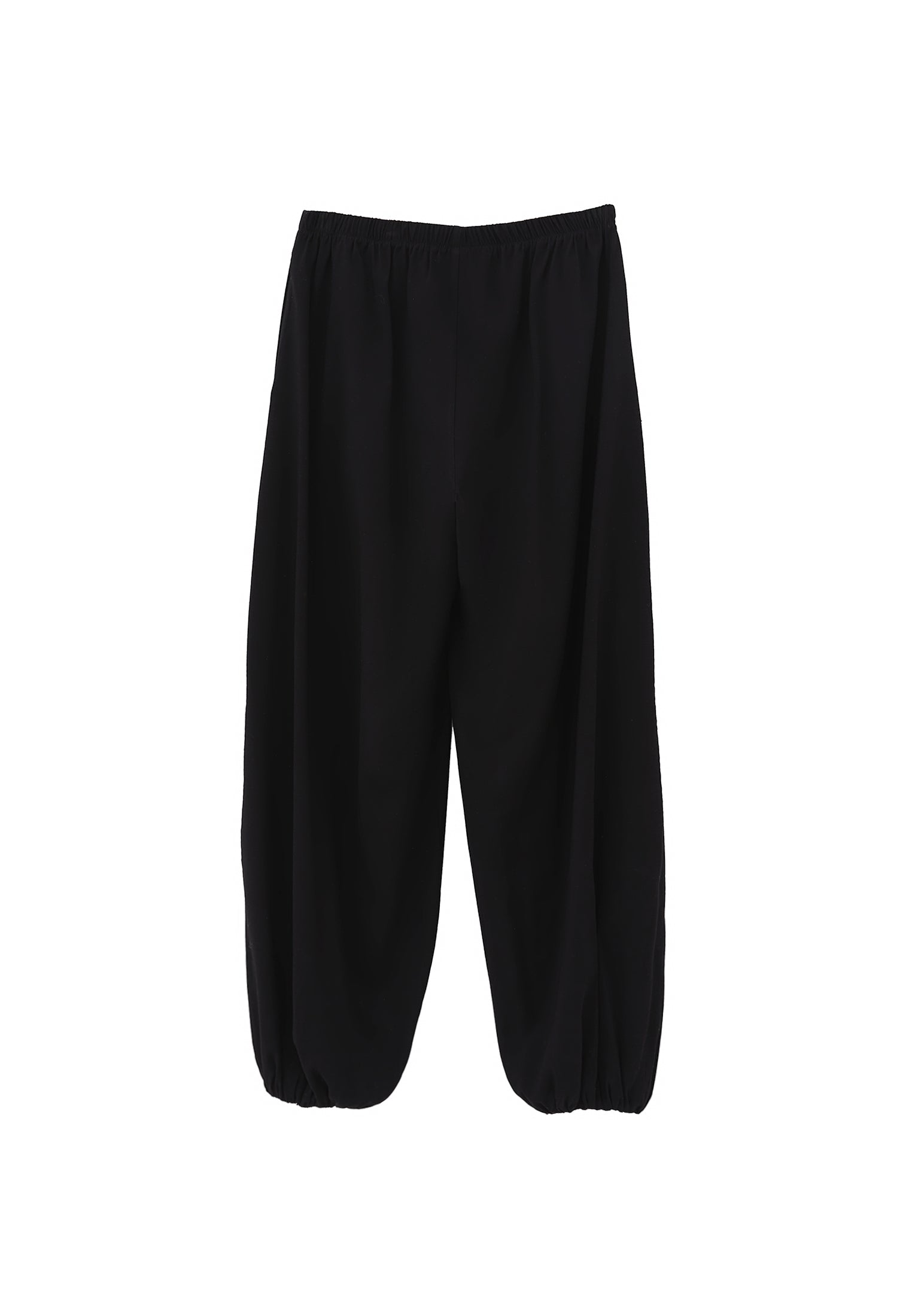 Balloon Form Jogger Pants - BLACK