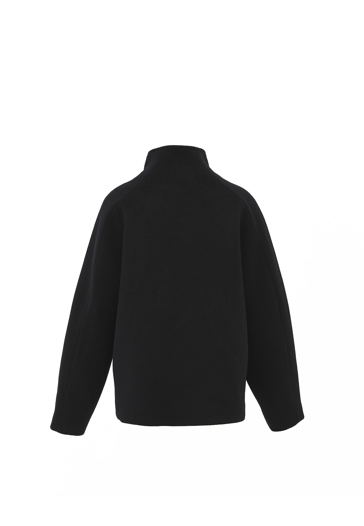 Oversize Standard Women's Coat - BLACK