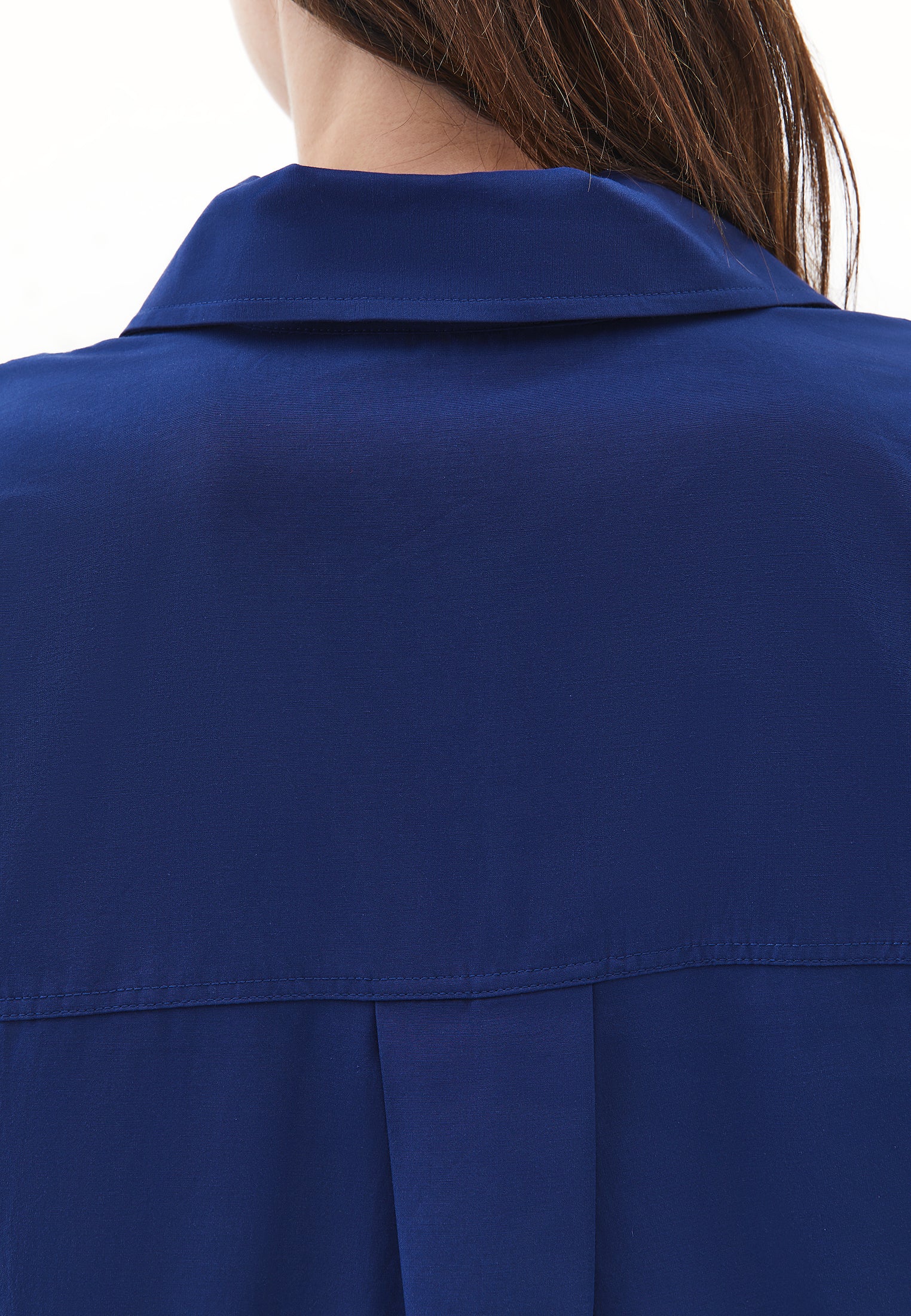 Poplin Long Shirt - BLUE DEPTHS