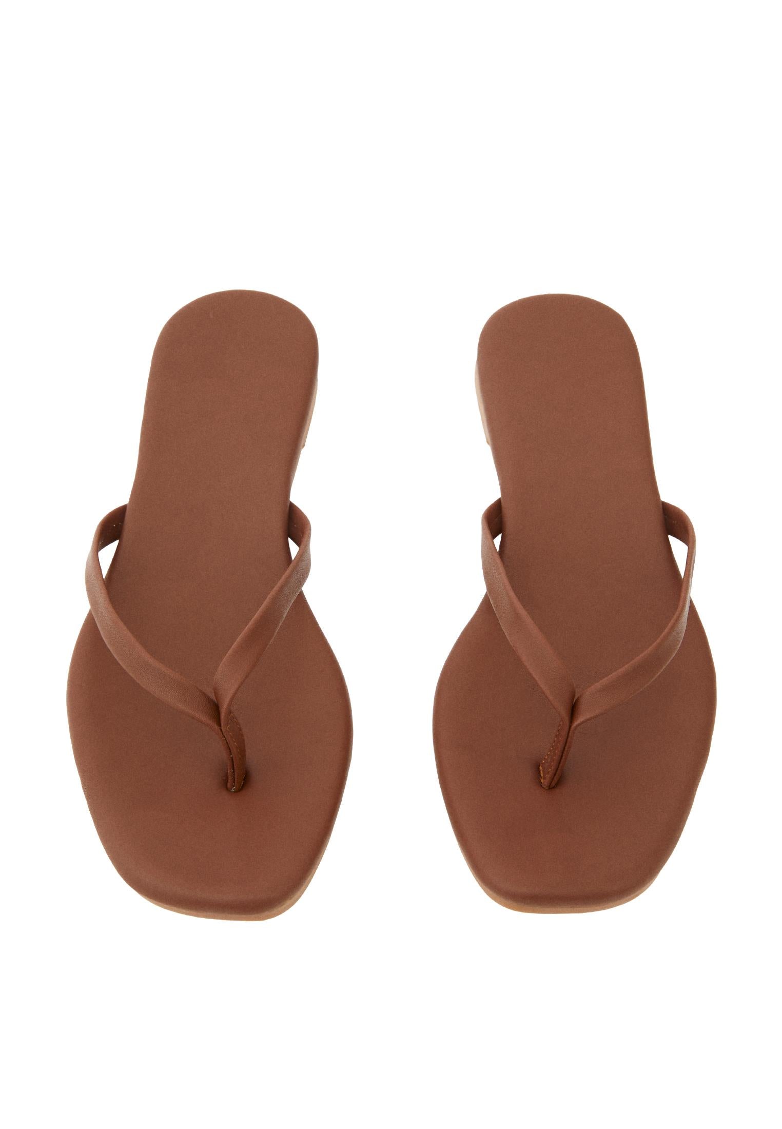 Women Polyurethane Slipper - BRUNETTE
