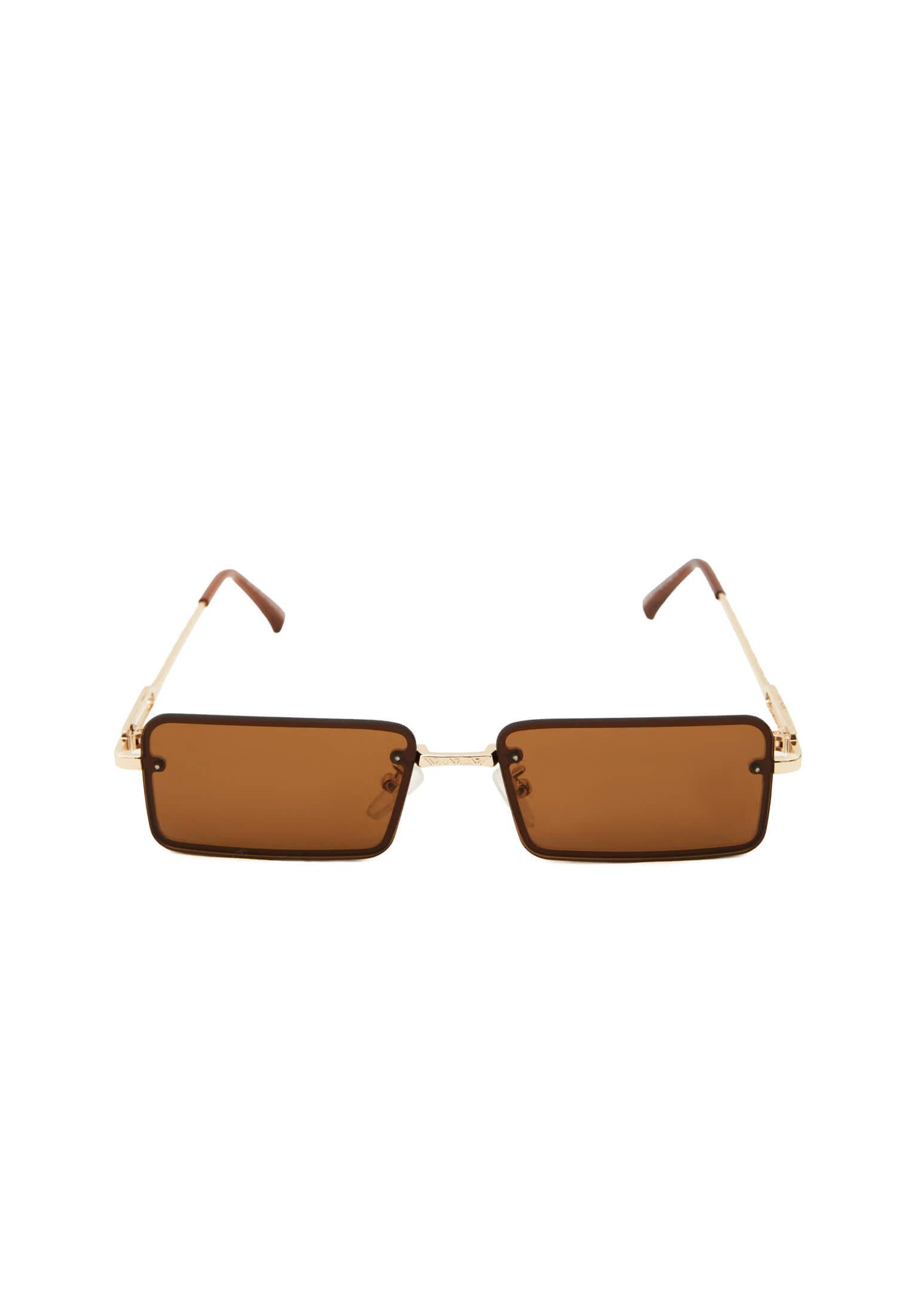 Sunglasses With Modern Design - BRUNETTE