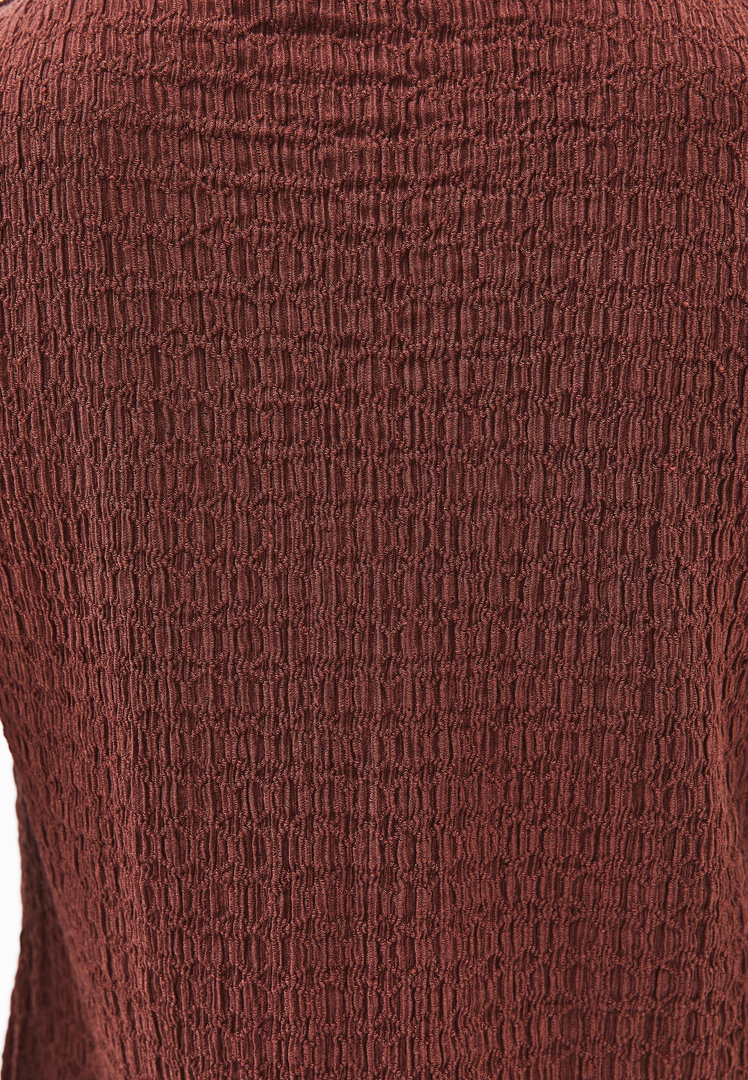 Sleeveless Crew Neck Blouse - BRUNETTE
