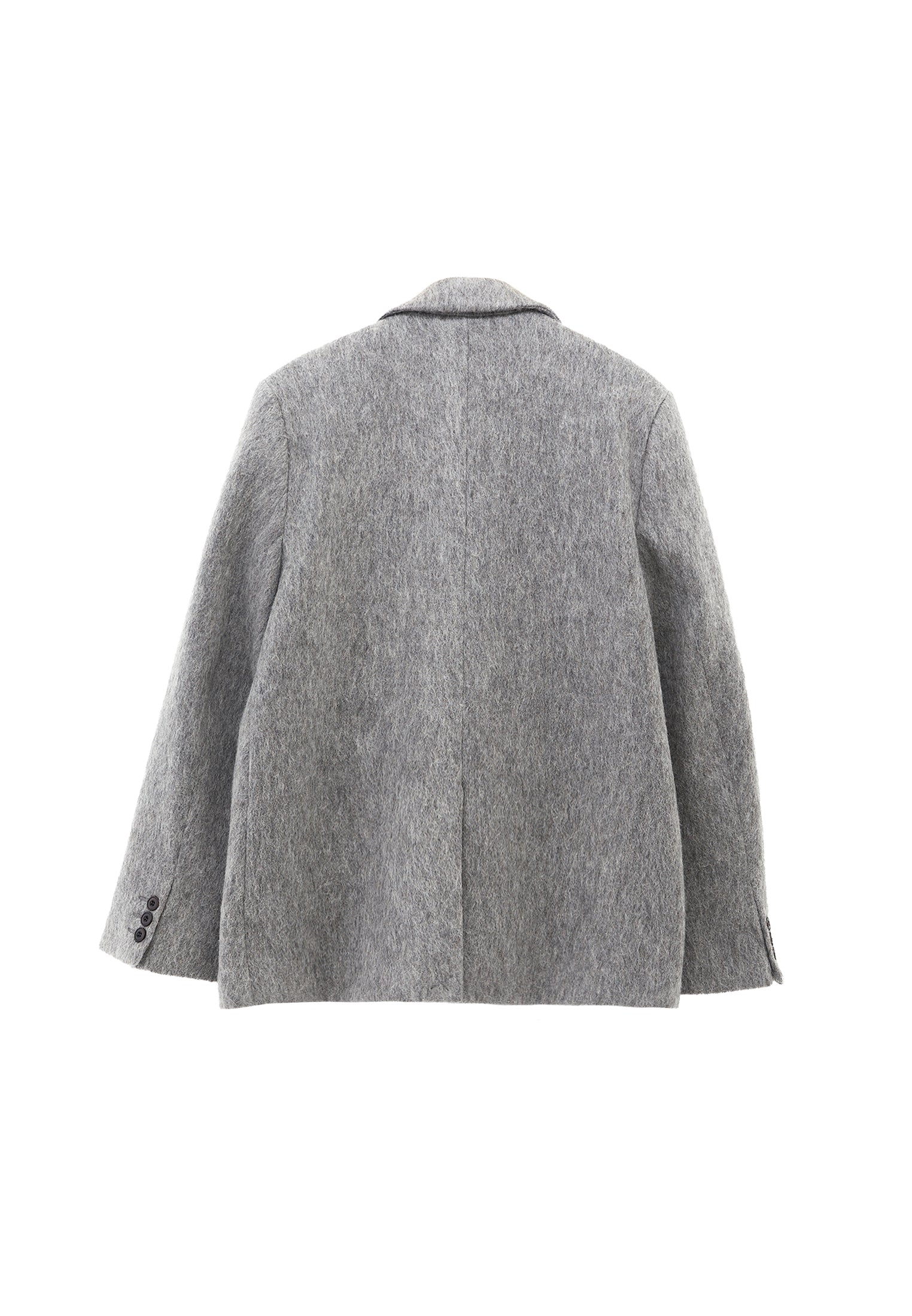 Mohair Long Sleeve Jacket - BRUSHED NICKEL