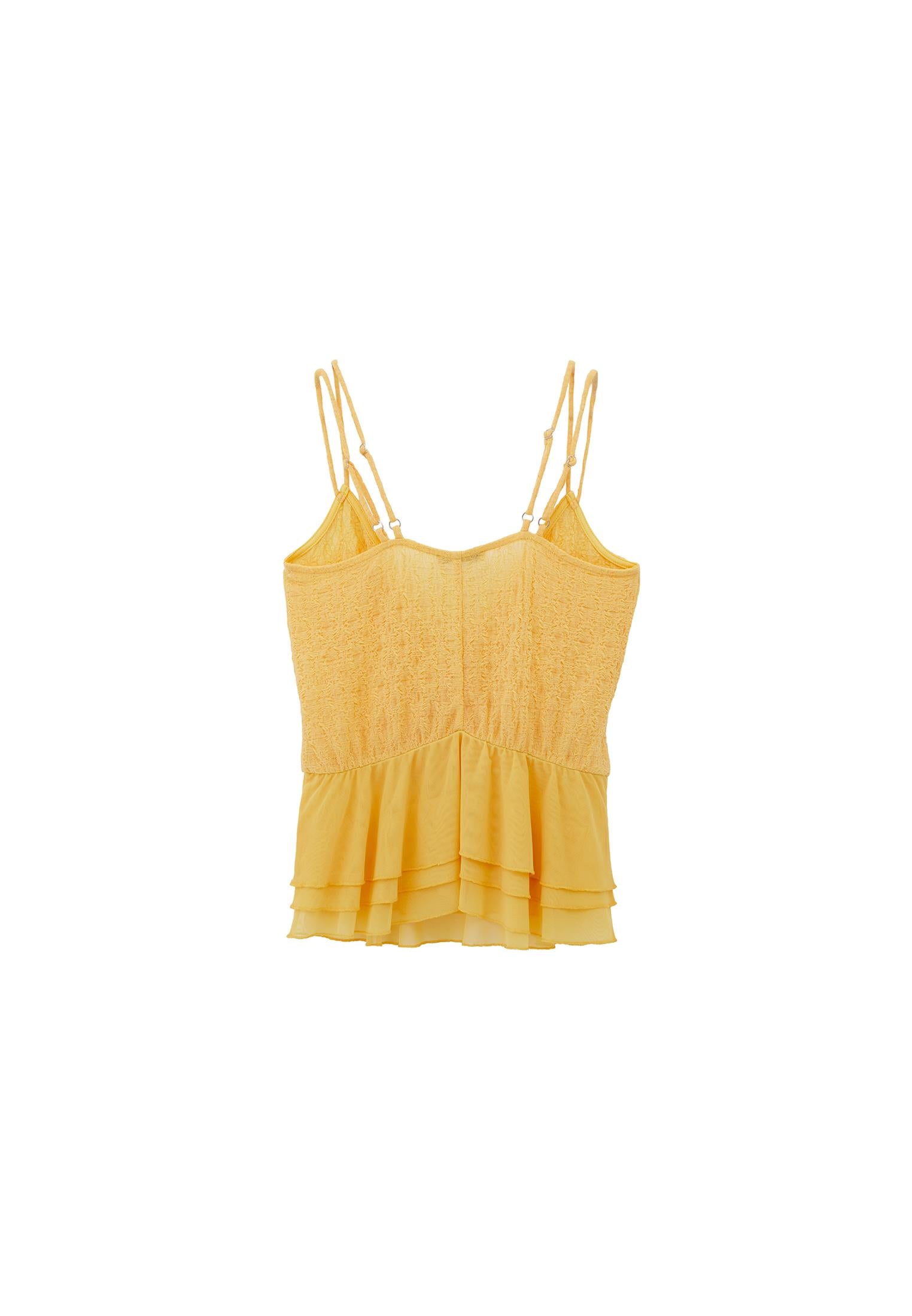 Wrap Blouse - BUFF YELLOW