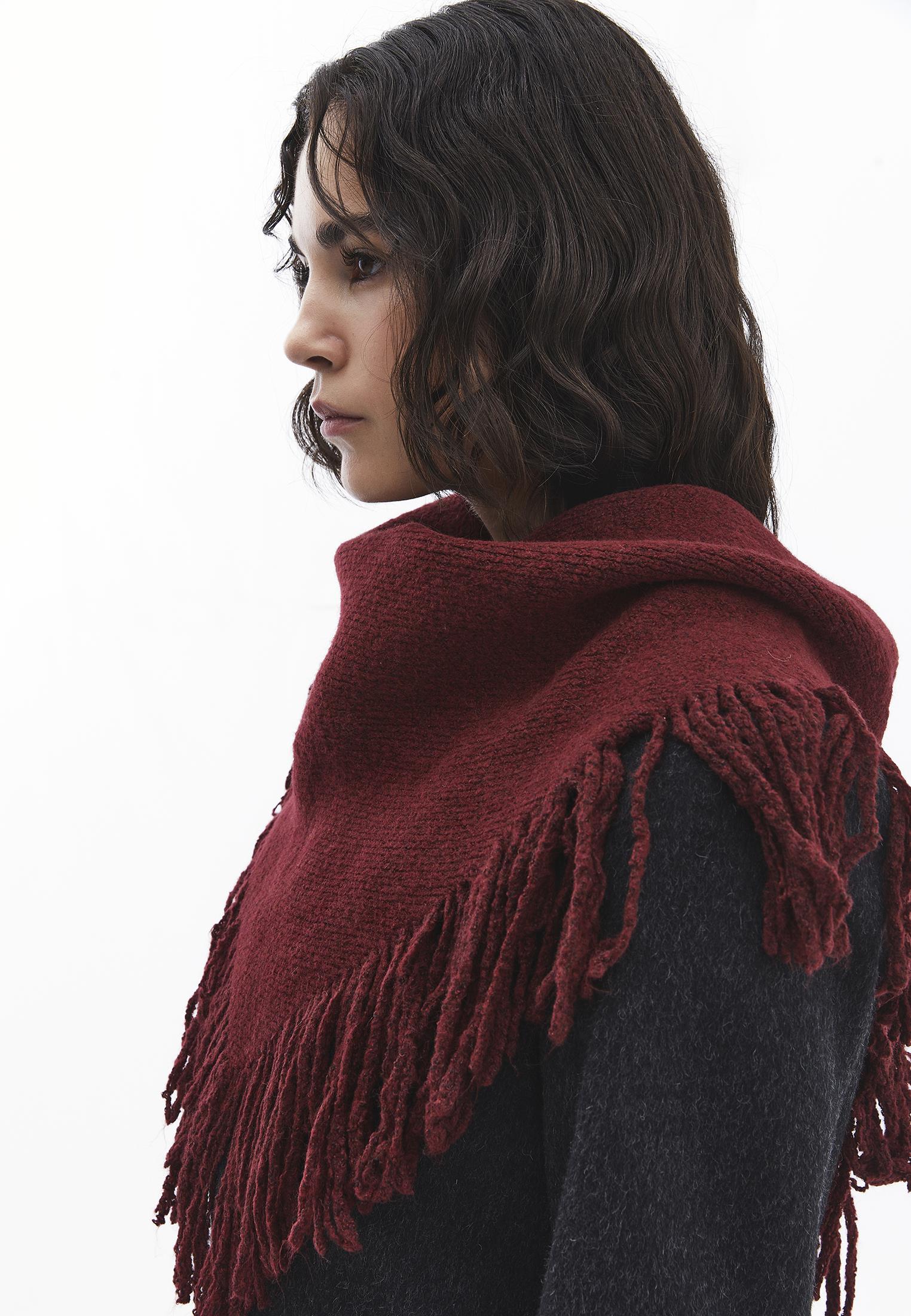 Scarf Shawl Design - CABERNET