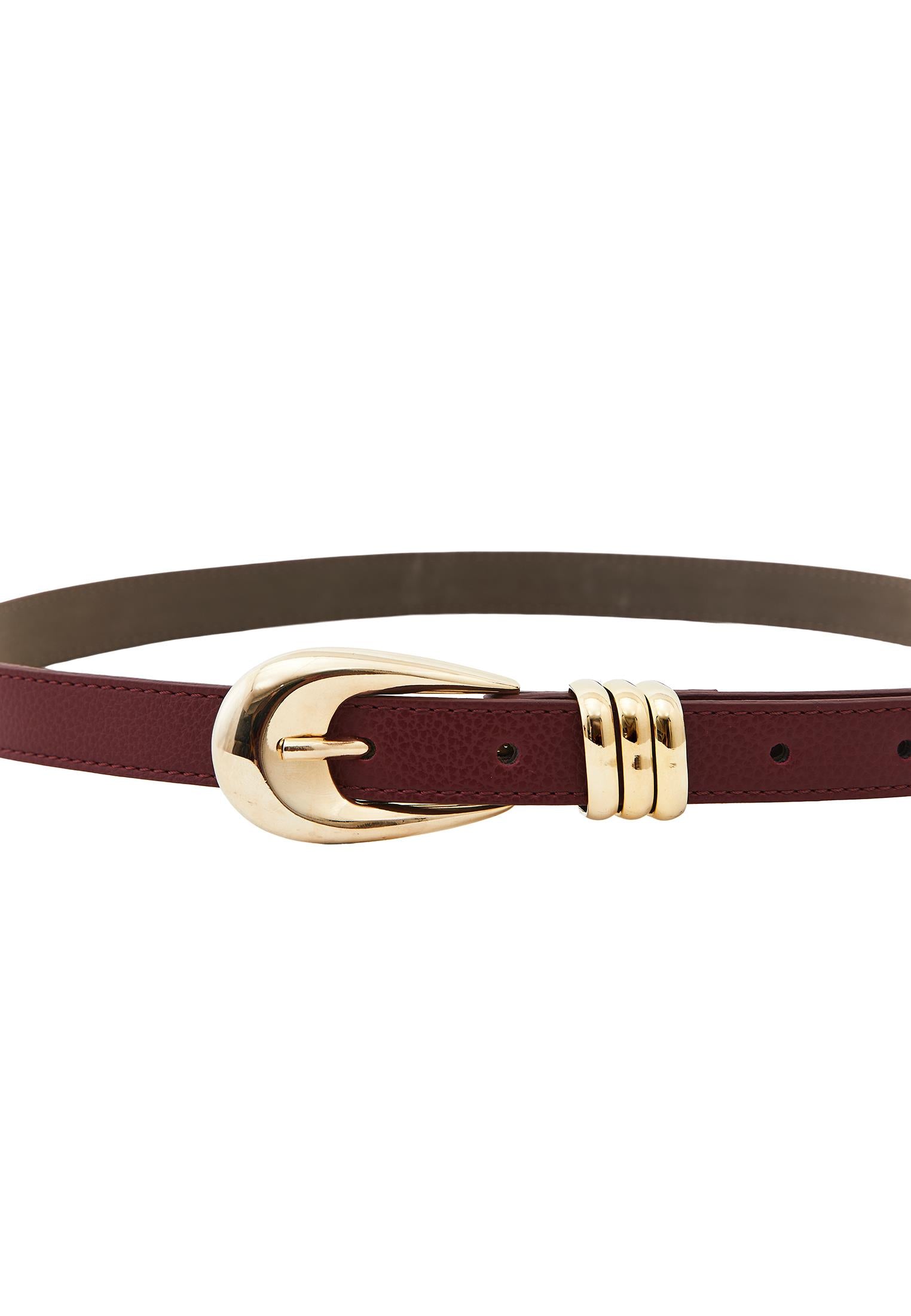 Combination Complementary Women's Belt - CABERNET