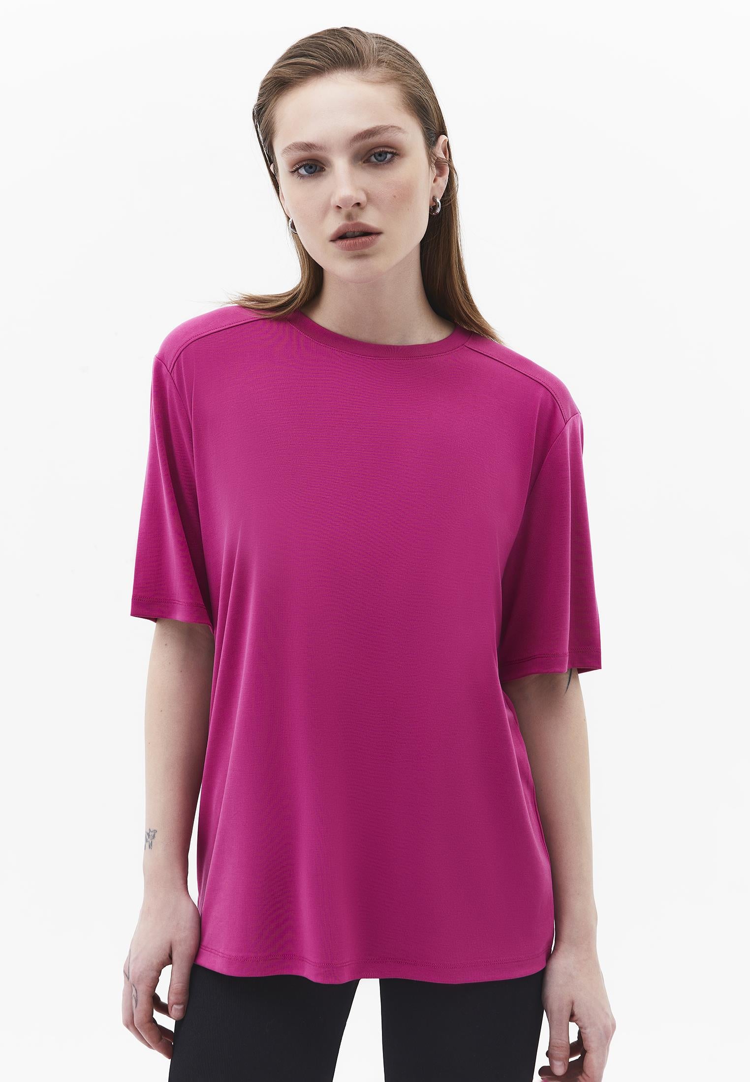Oversize Modal Tunic - CACTUS FLOWER