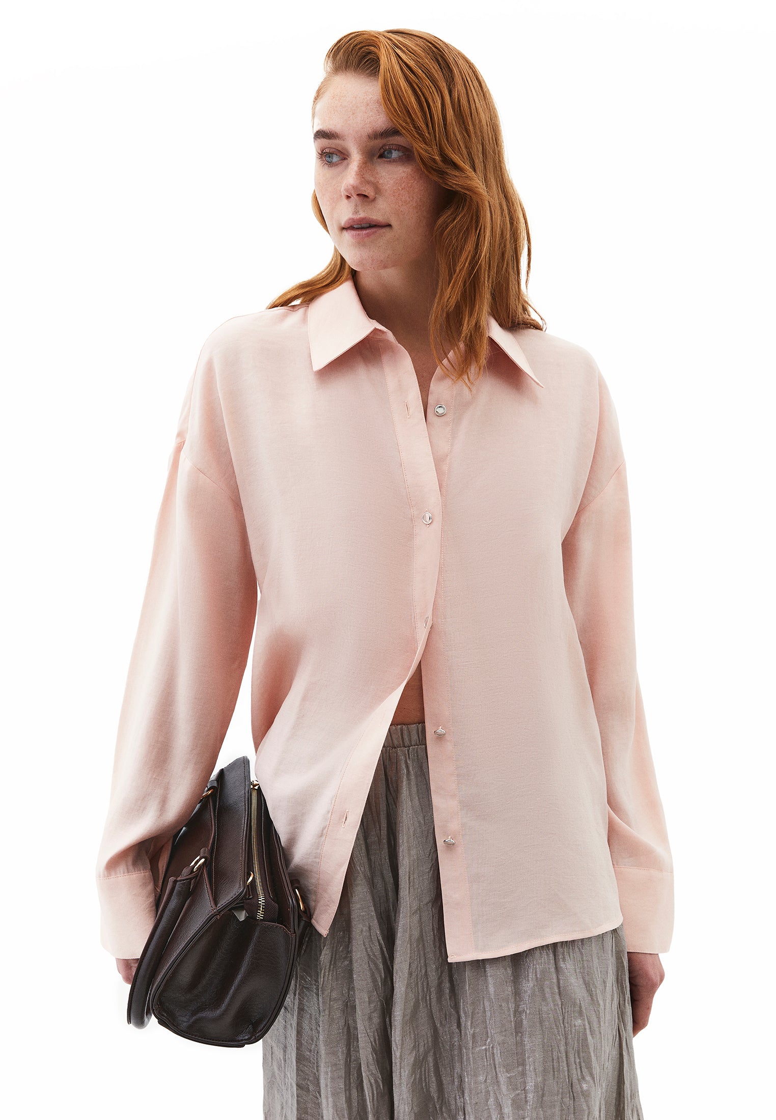 Tunic Cut Shirt With Button Details - CAMEO ROSE