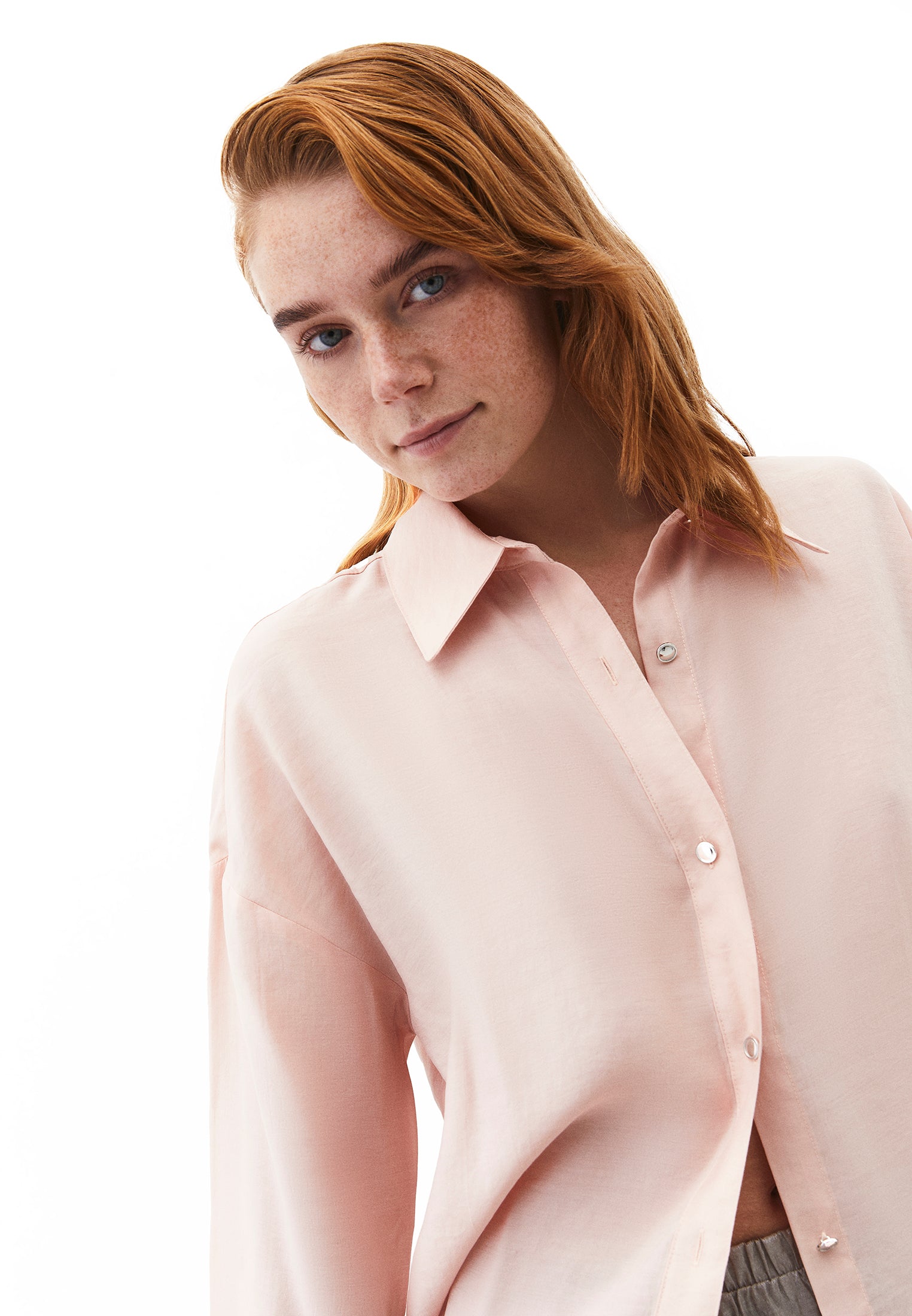 Tunic Cut Shirt With Button Details - CAMEO ROSE