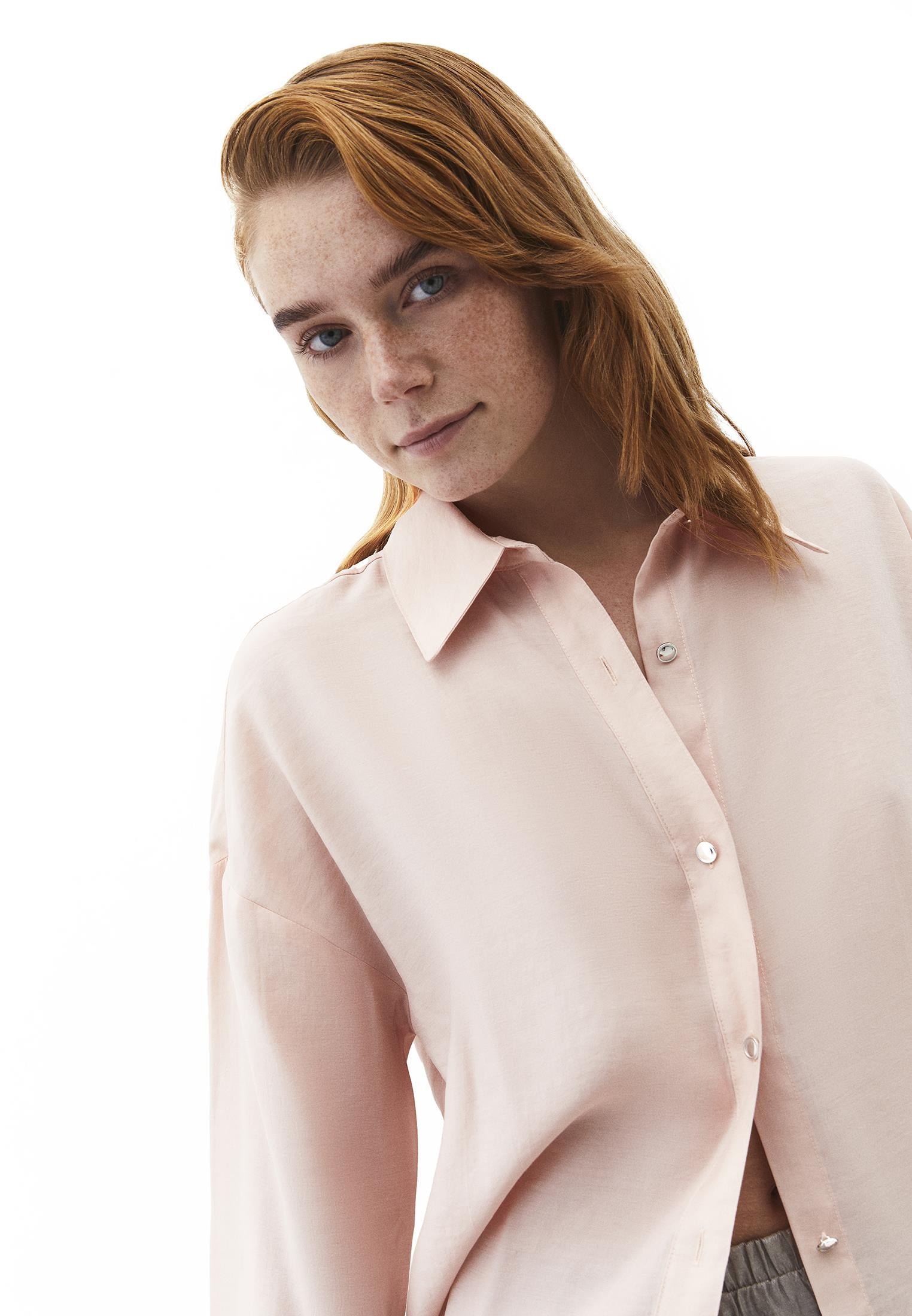 Tunic Cut Shirt With Button Details - CAMEO ROSE
