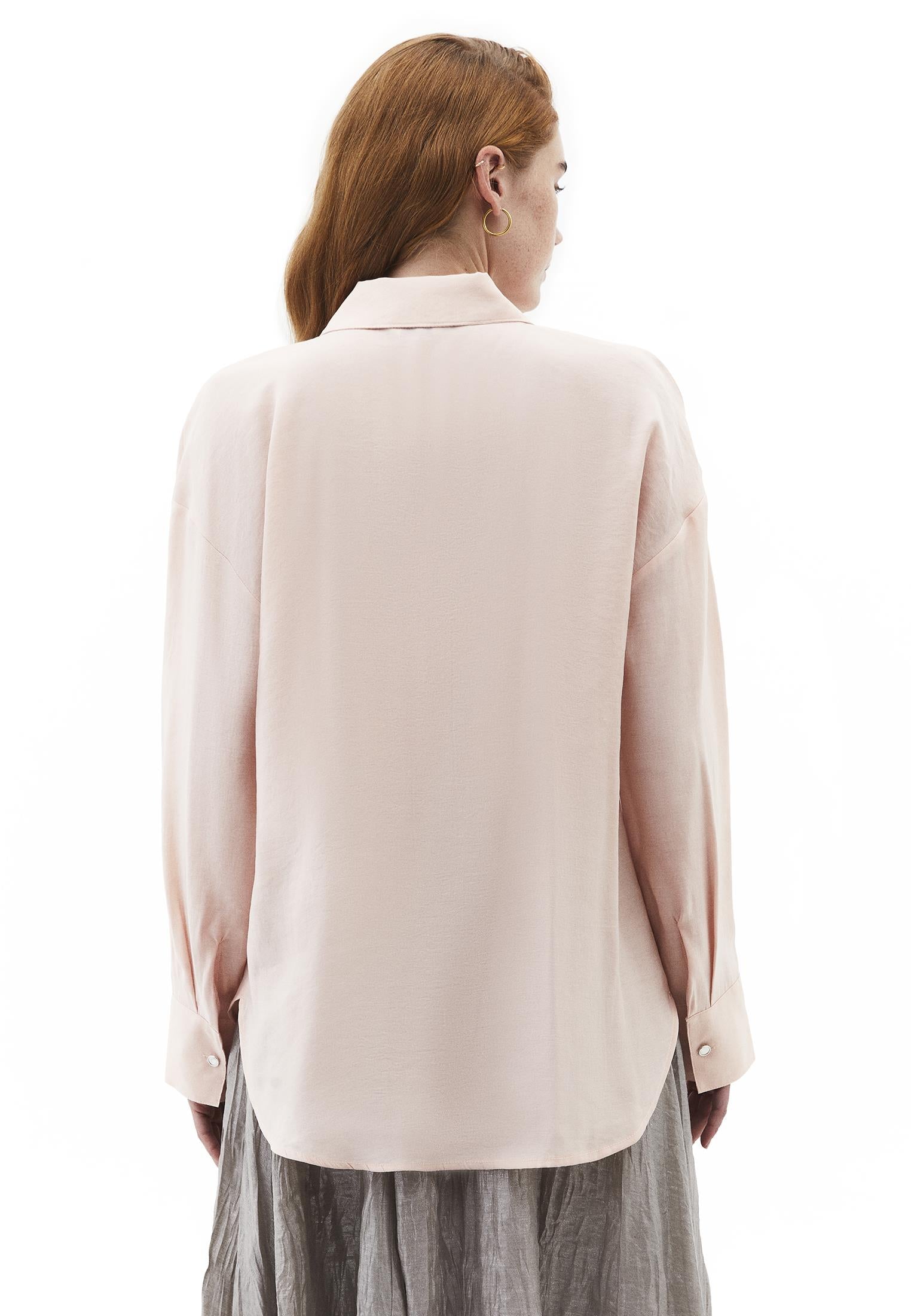 Tunic Cut Shirt With Button Details - CAMEO ROSE