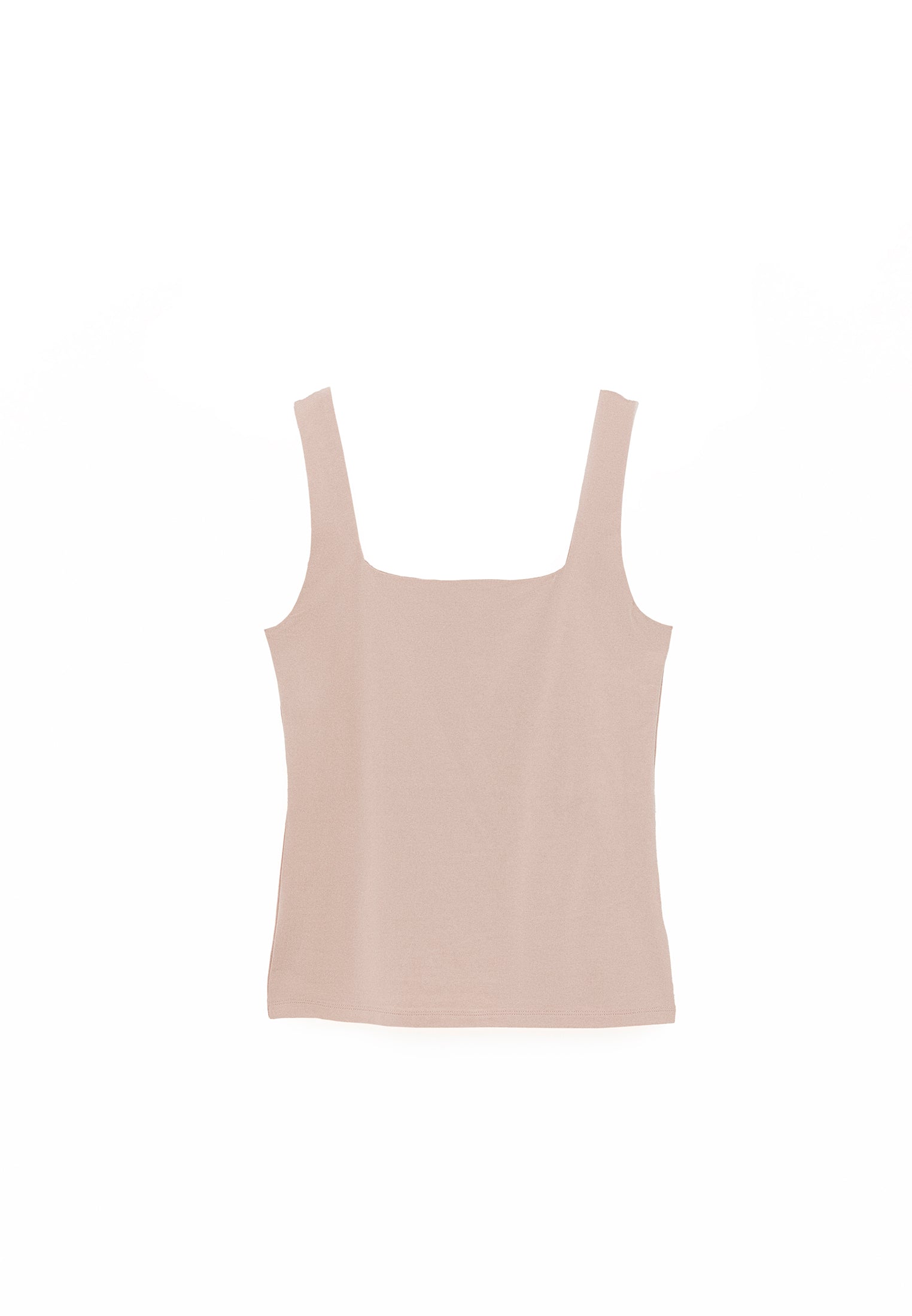Square Neck Bodycon Tank Top - CAMEO ROSE