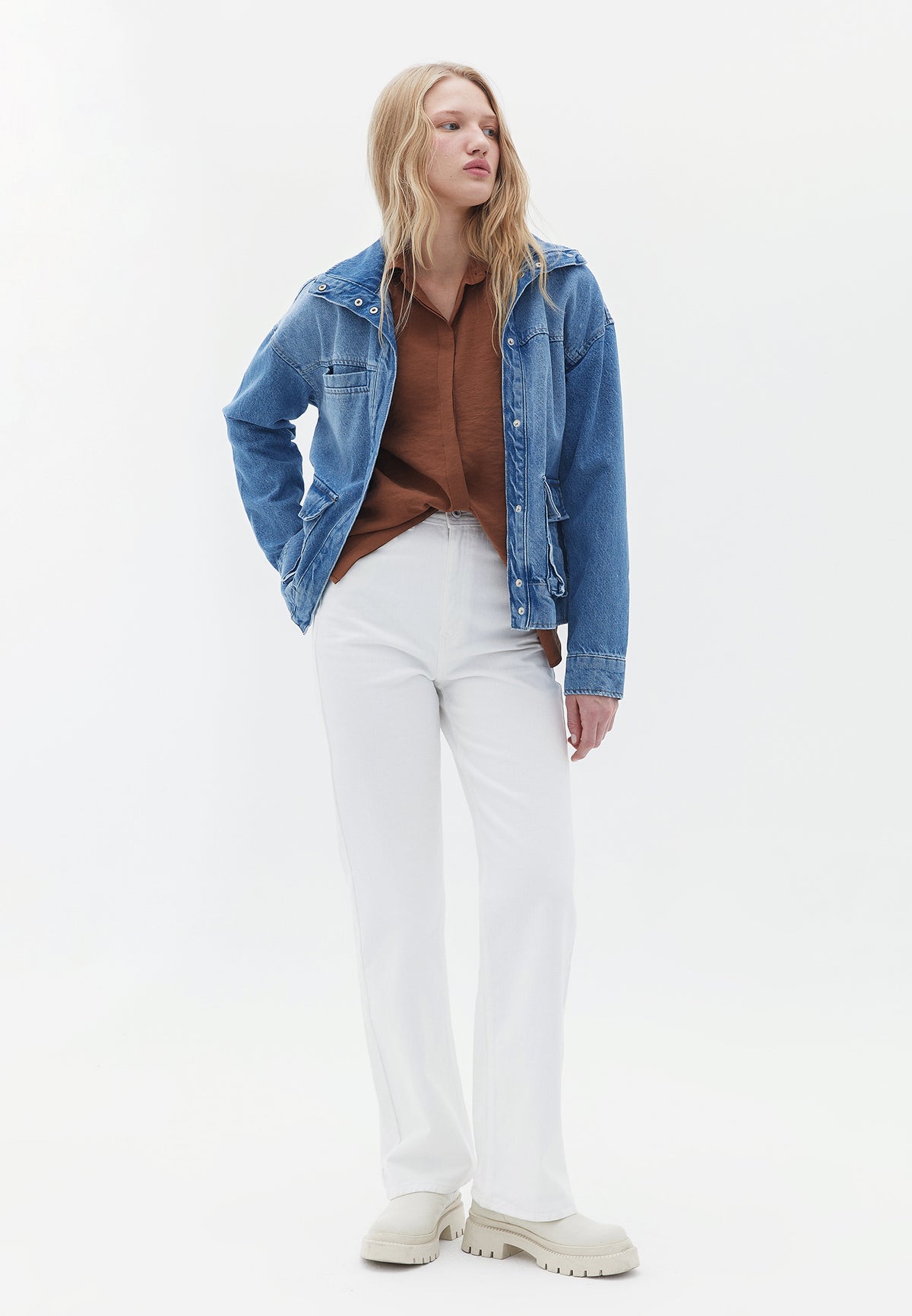 Oversize Shirt - CAPPUCCINO