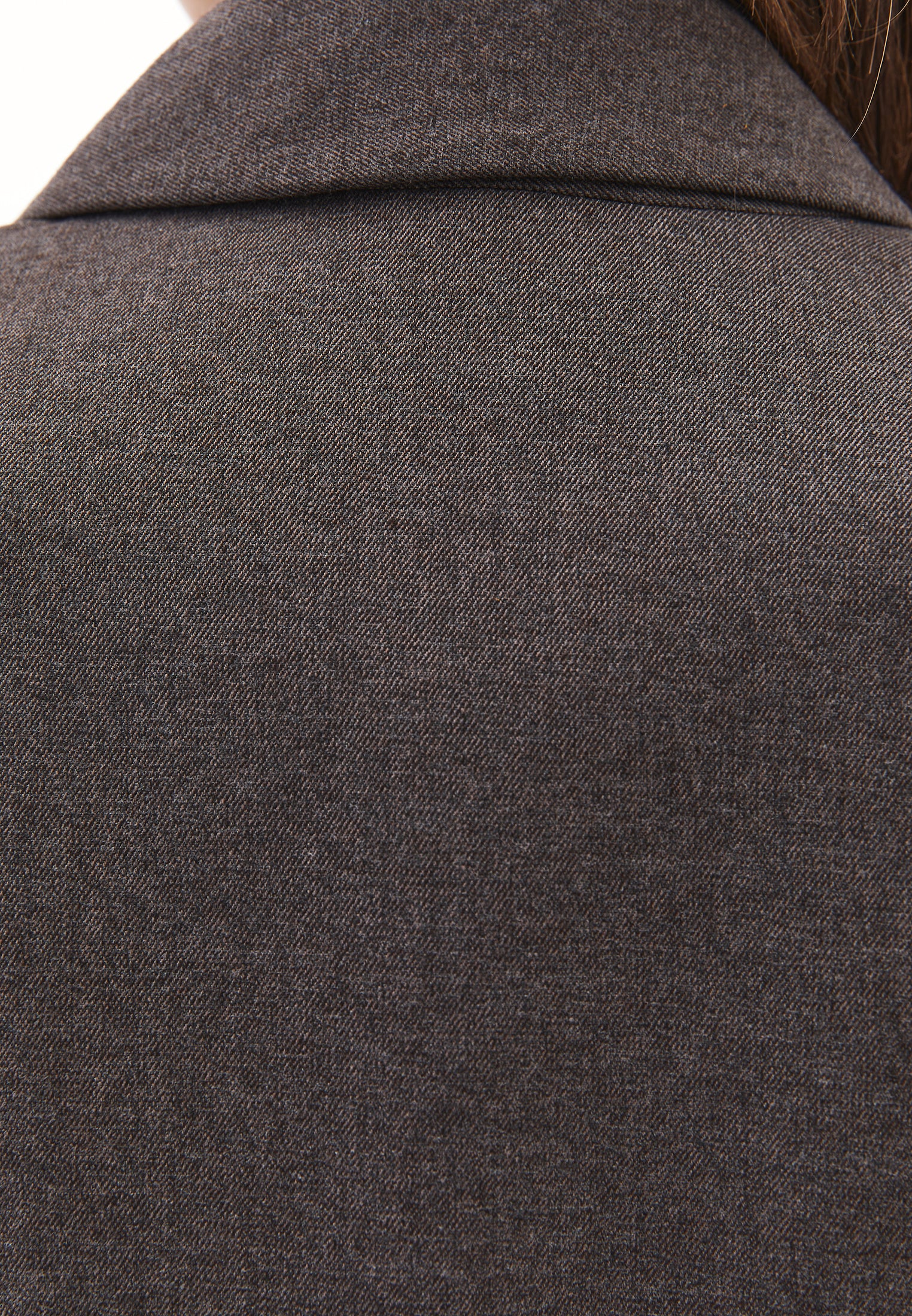Double Breasted Lapel Oversize Blazer - CARAFE MELANGE