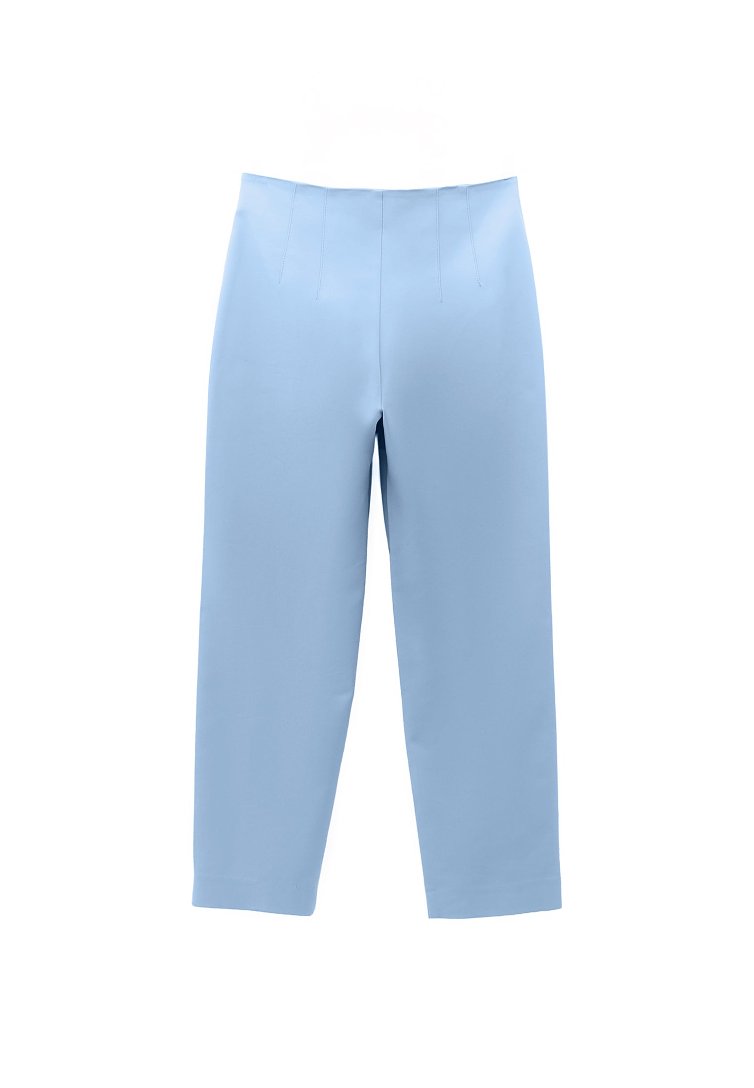 Ultra High Waist Carrot Pants - CHAMBRAY BLUE
