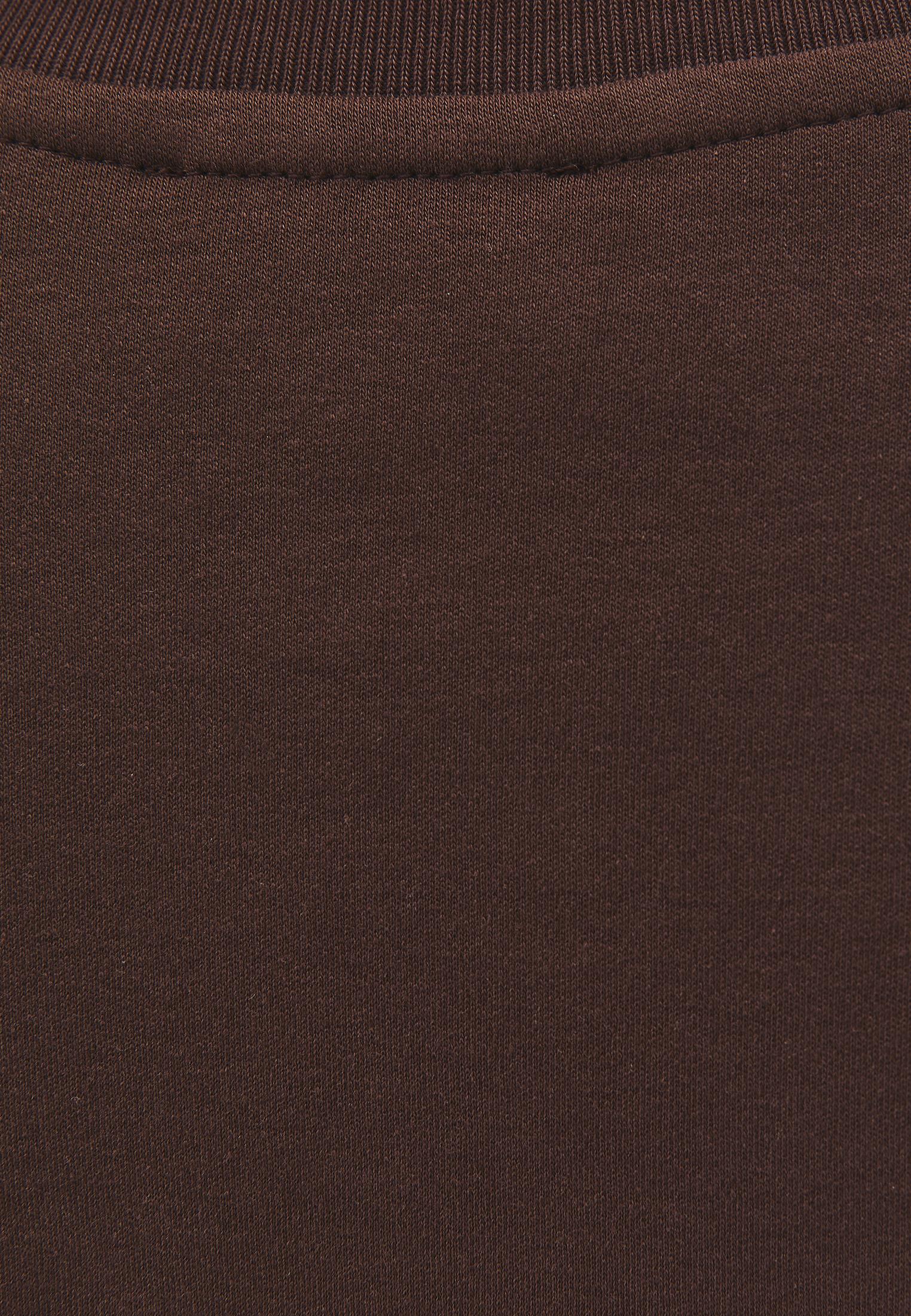 Crew Neck Loose Fit T-Shirt - CHICORY COFFEE