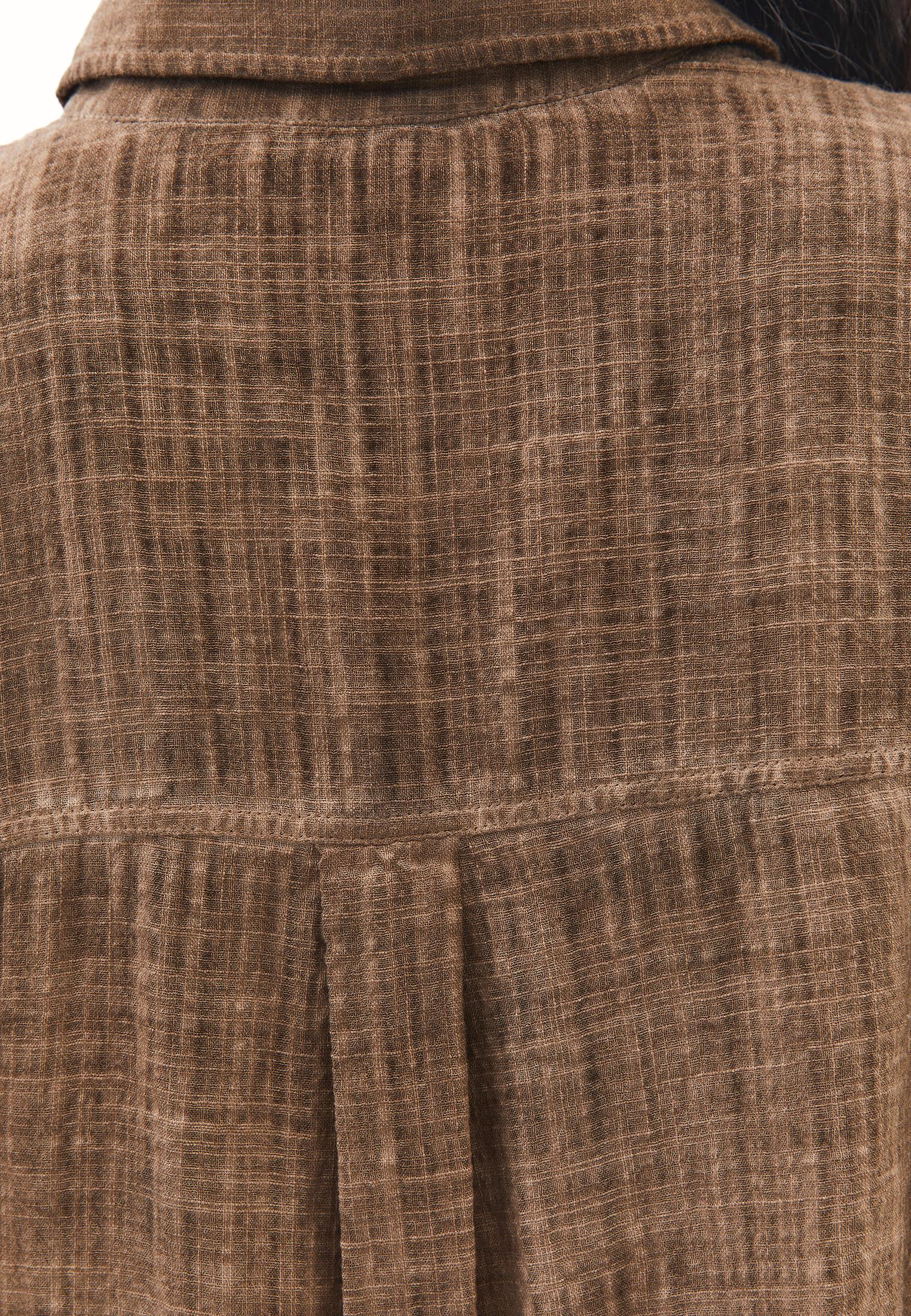 Button Detailed Oversize Shirt - CHICORY COFFEE