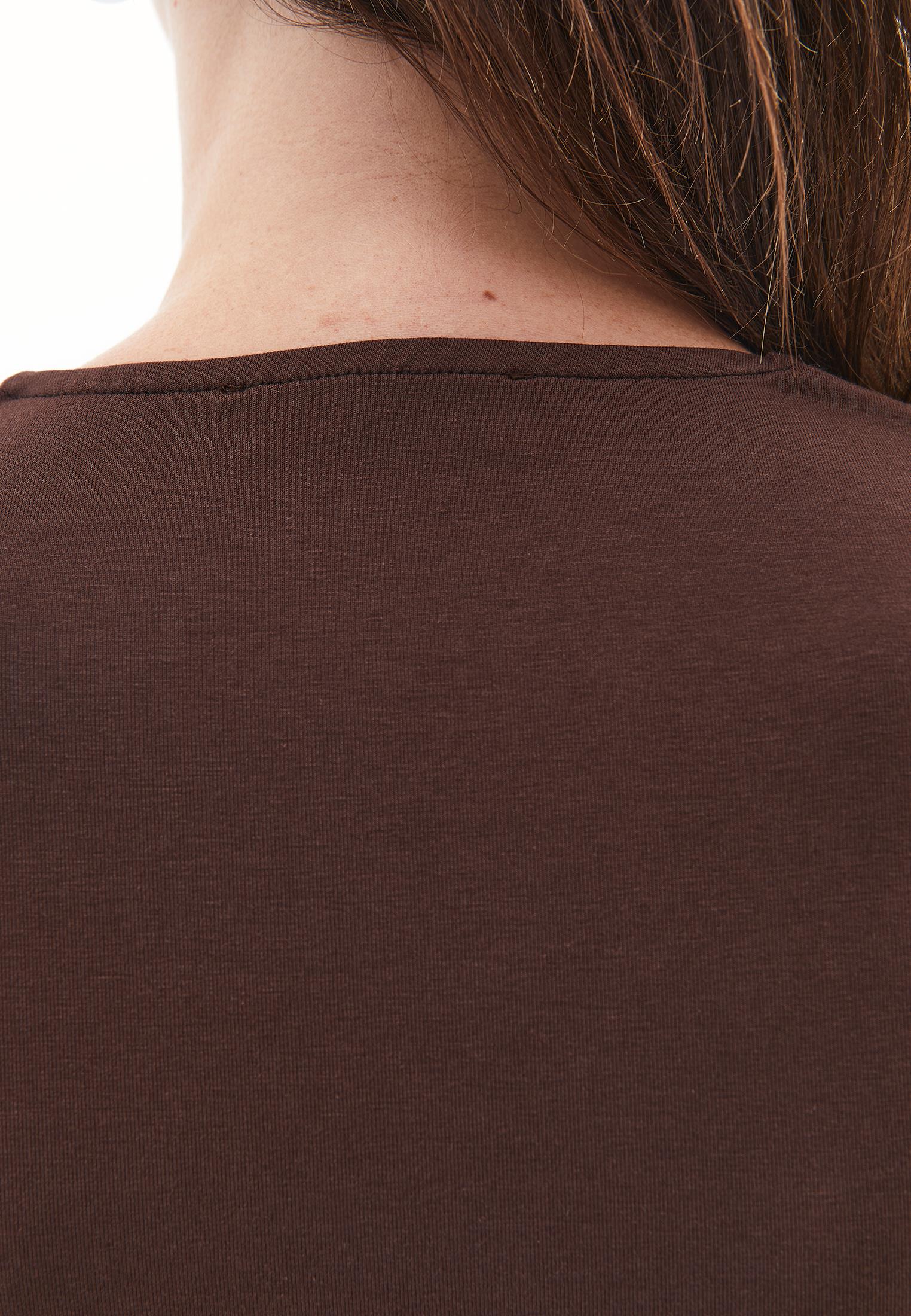 Square Neck T-Shirt - CHICORY COFFEE