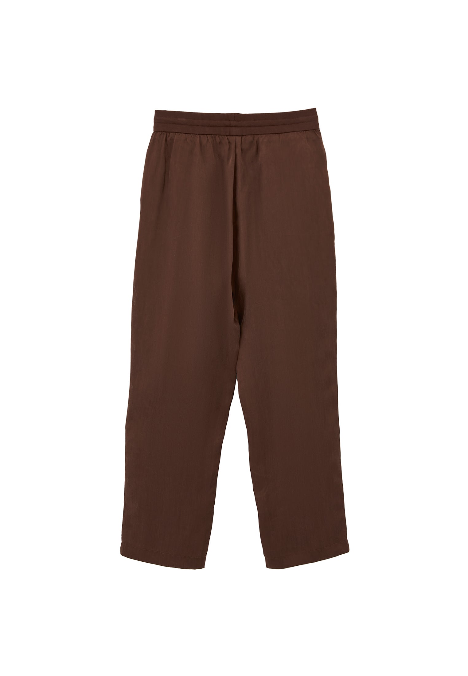 Tencel Tie Waist Pants - CHICORY COFFEE