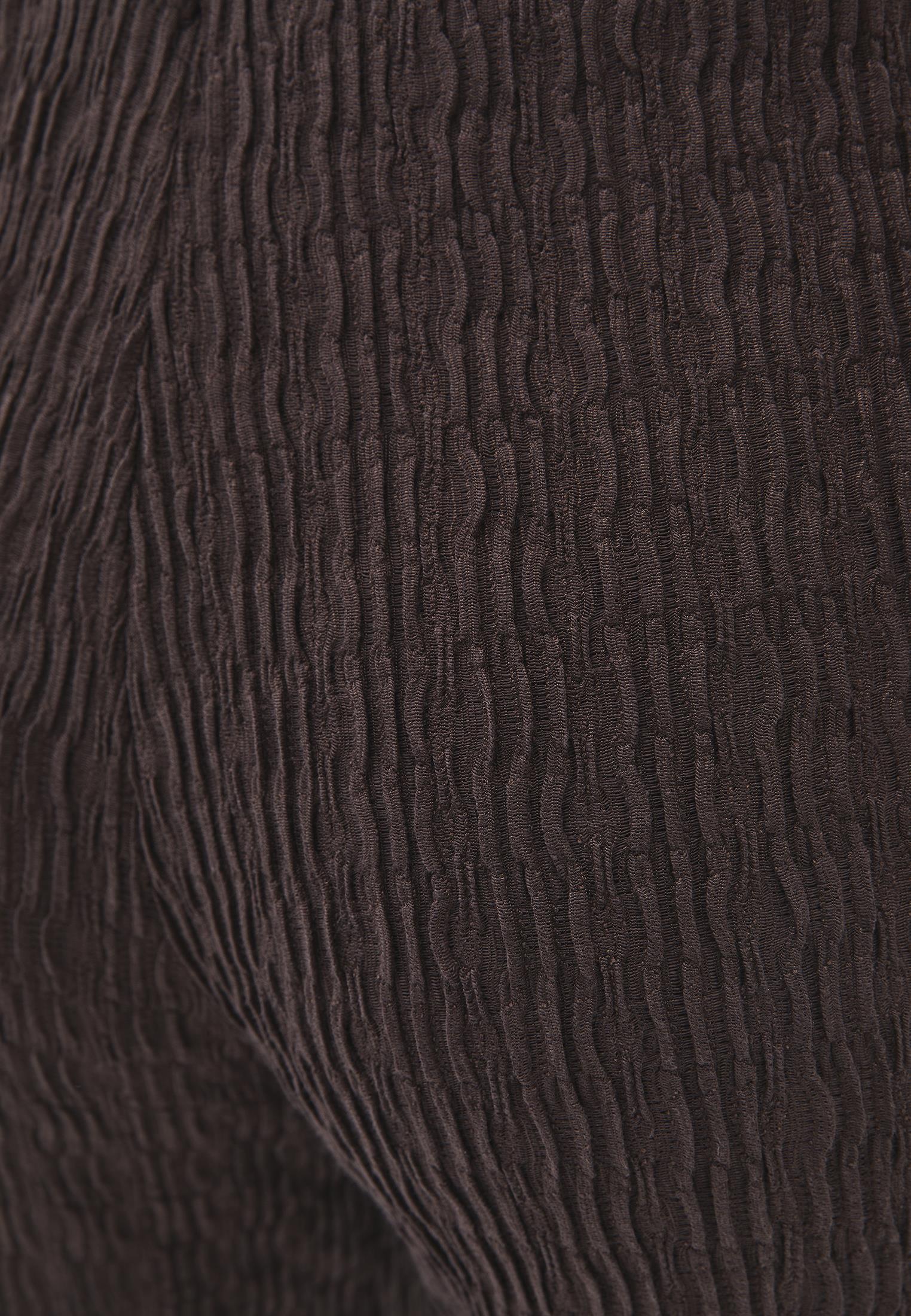 Wide Leg Midi Culotte Pants - CHOCOLATE BROWN