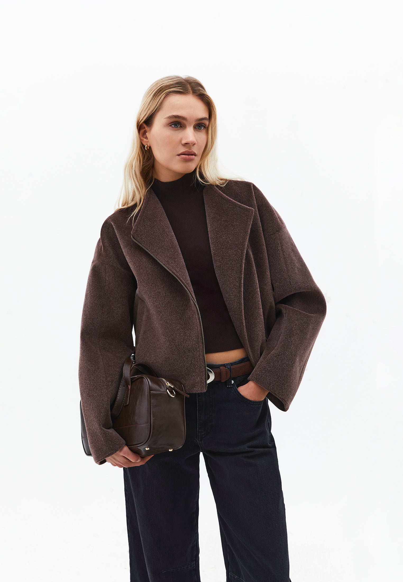 Women's Outerwear Coat - CHOCOLATE TORTE