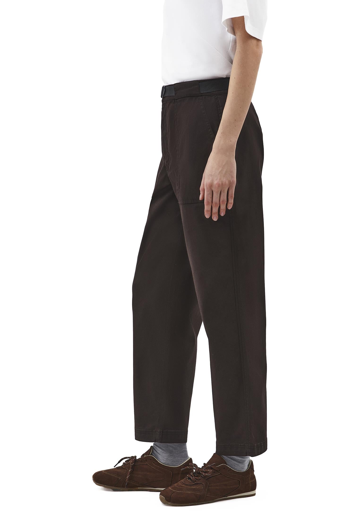 Carrot Fit Trousers - CHOCOLATE TORTE