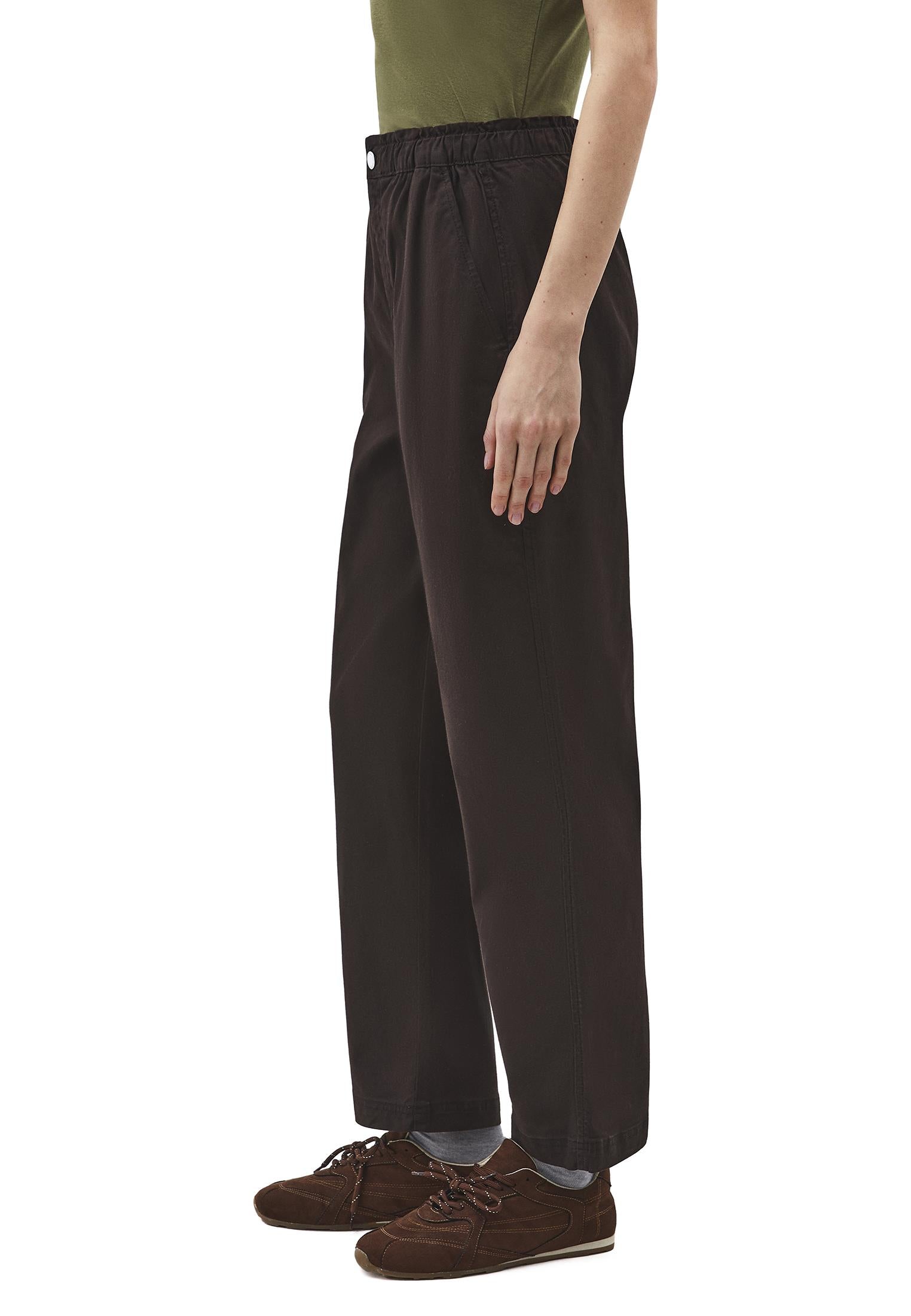 High Waist Carrot Pants - CHOCOLATE TORTE