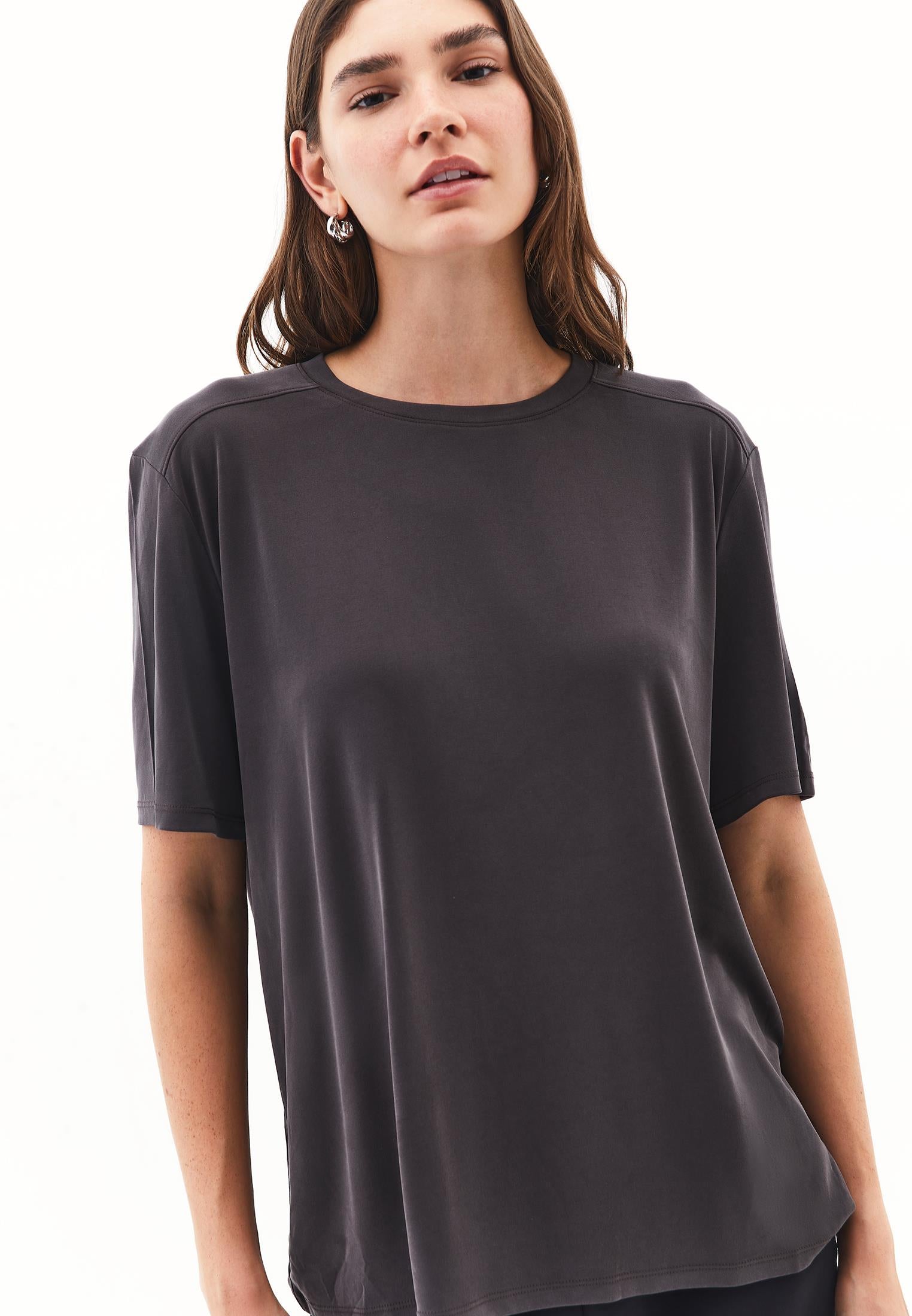 Oversize Tunic T-Shirt - CHOCOLATE TORTE
