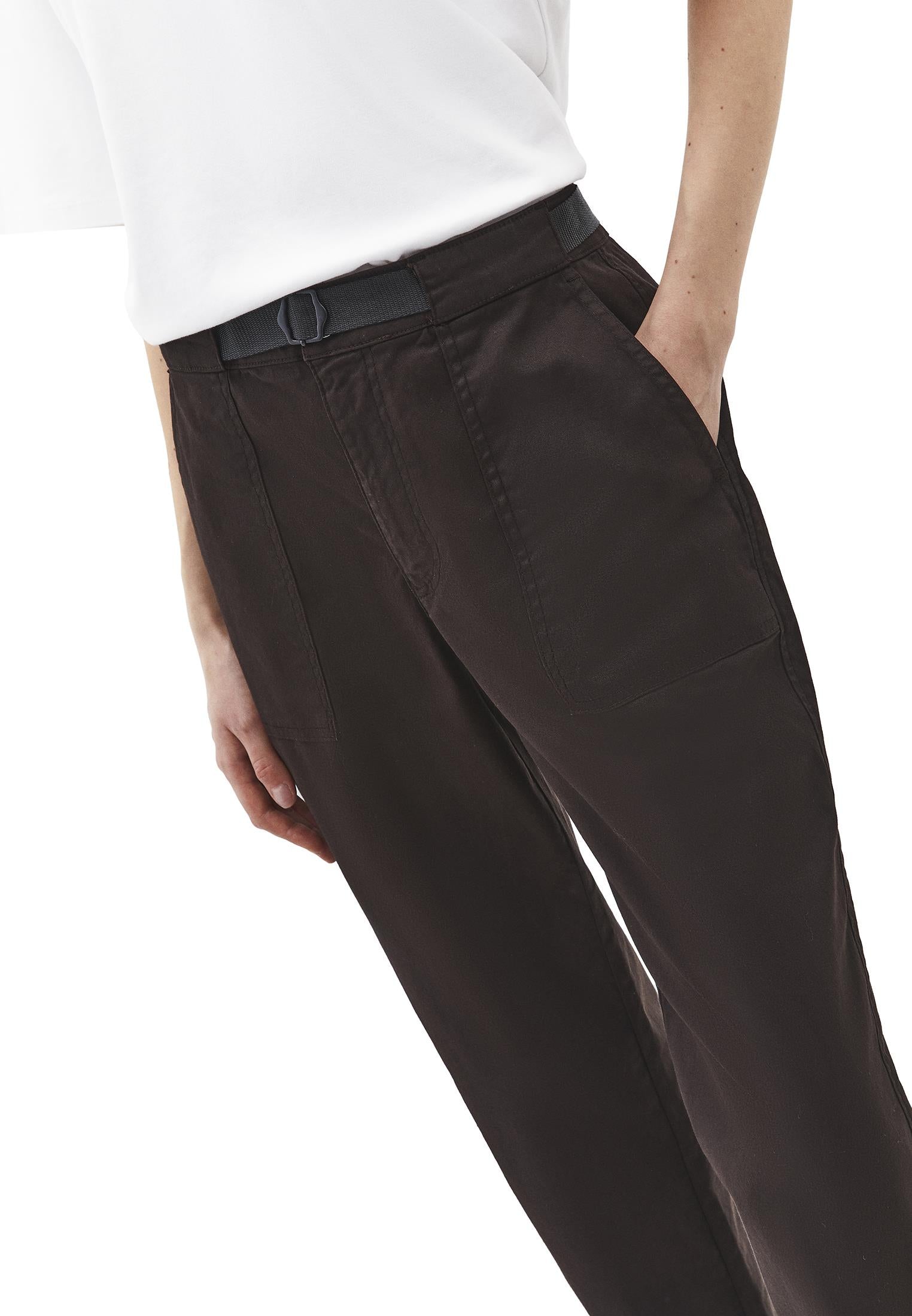 Carrot Fit Trousers - CHOCOLATE TORTE