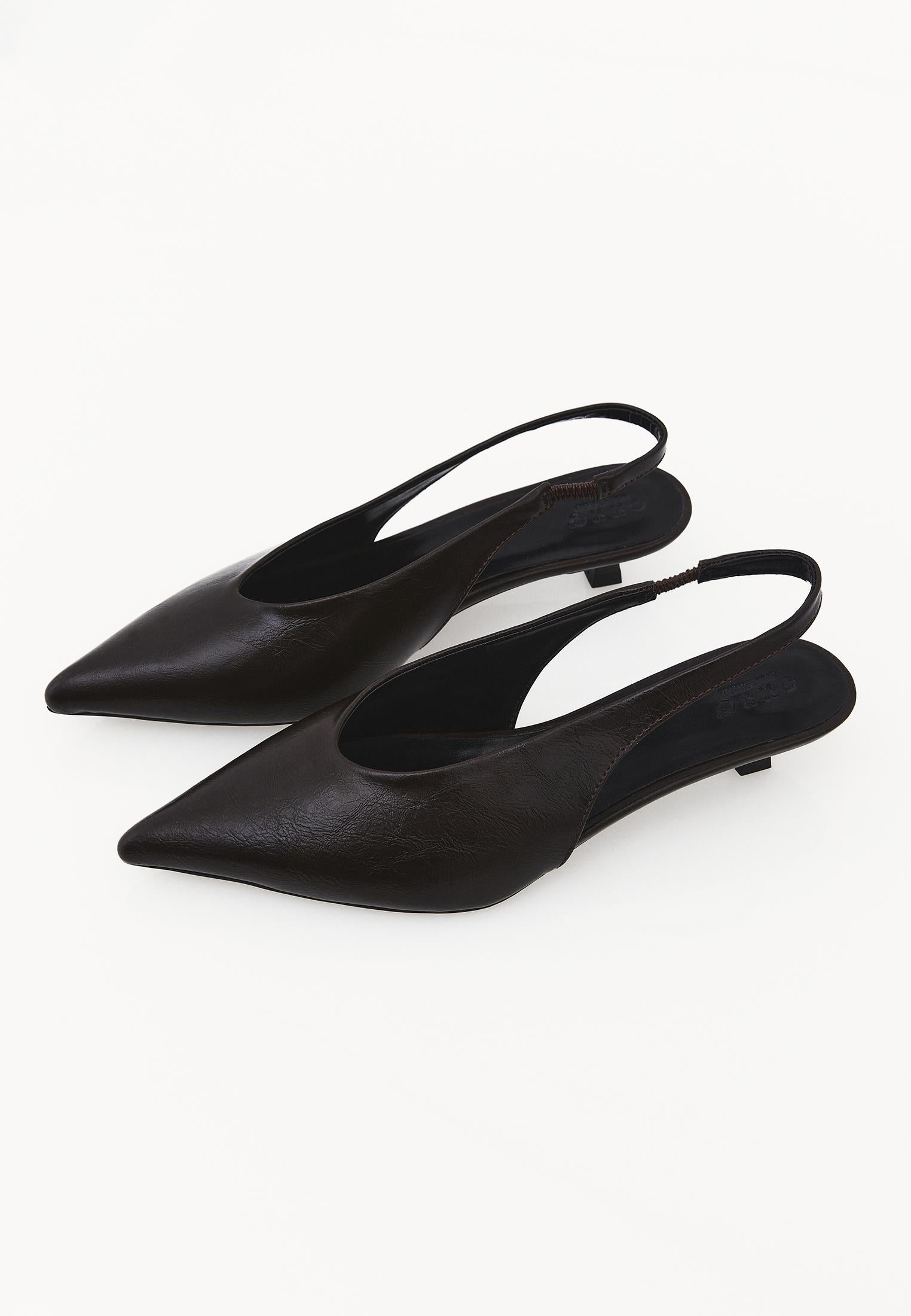 Women's Shoe Suitable For Daily Use - CHOCOLATE TORTE