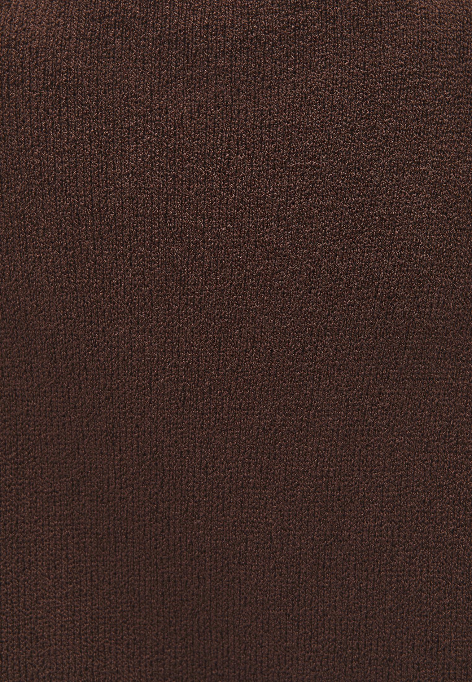 Raglan Sleeve Loose Fit Crew Neck Sweater - CHOCOLATE TORTE