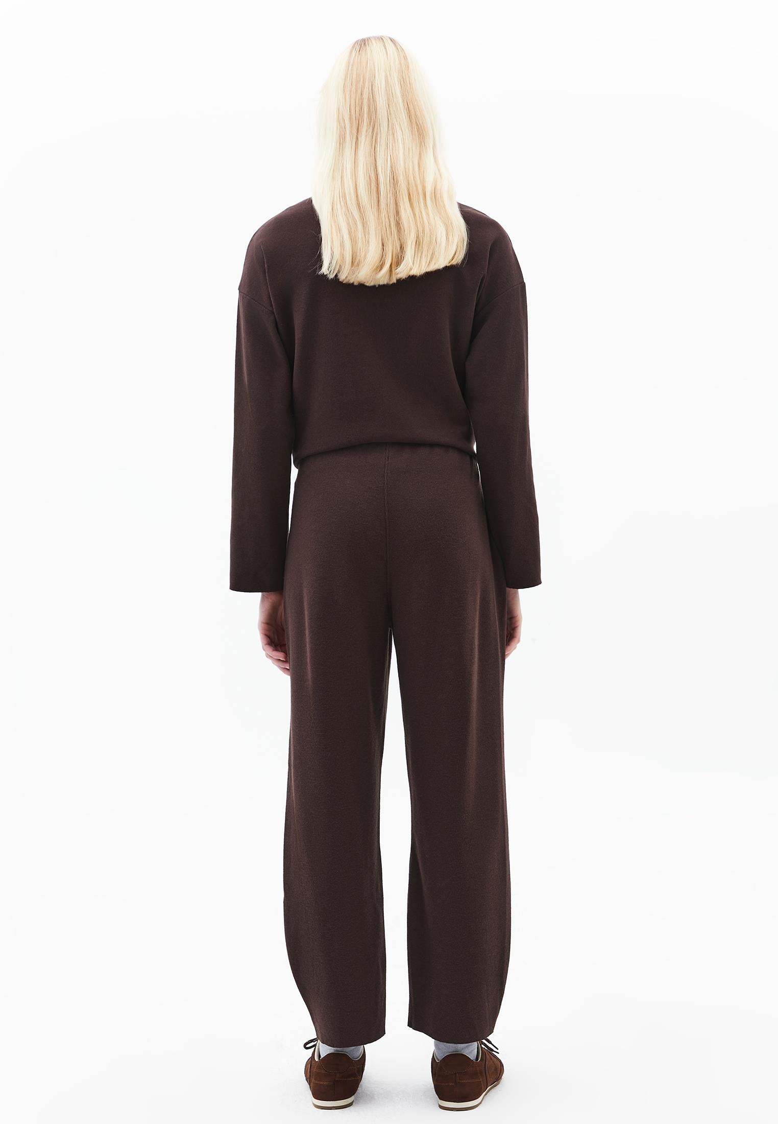 Regular Waist Straight Leg Pants - CHOCOLATE TORTE