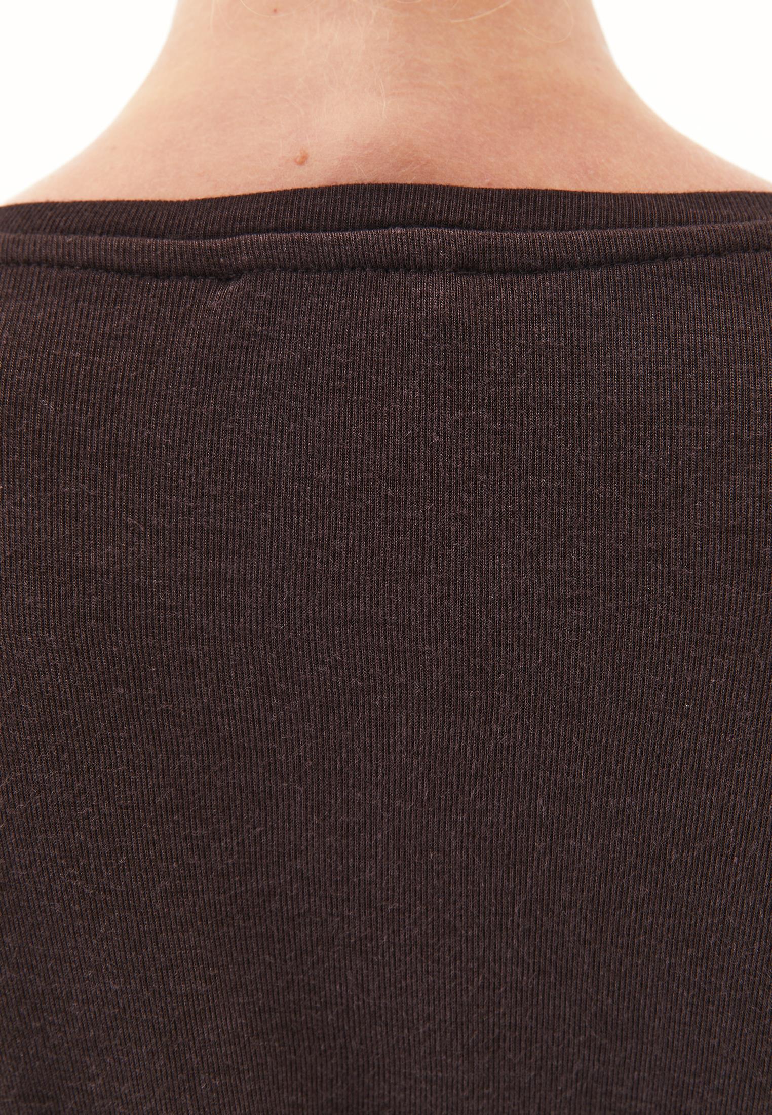 Slim Fit Crew Neck T-Shirt - CHOCOLATE TORTE