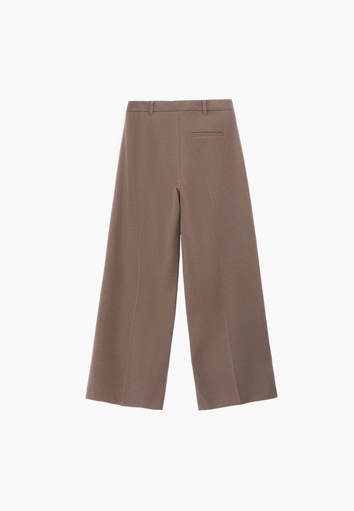 Pleated Wide Leg Pants - CINDER MELANGE