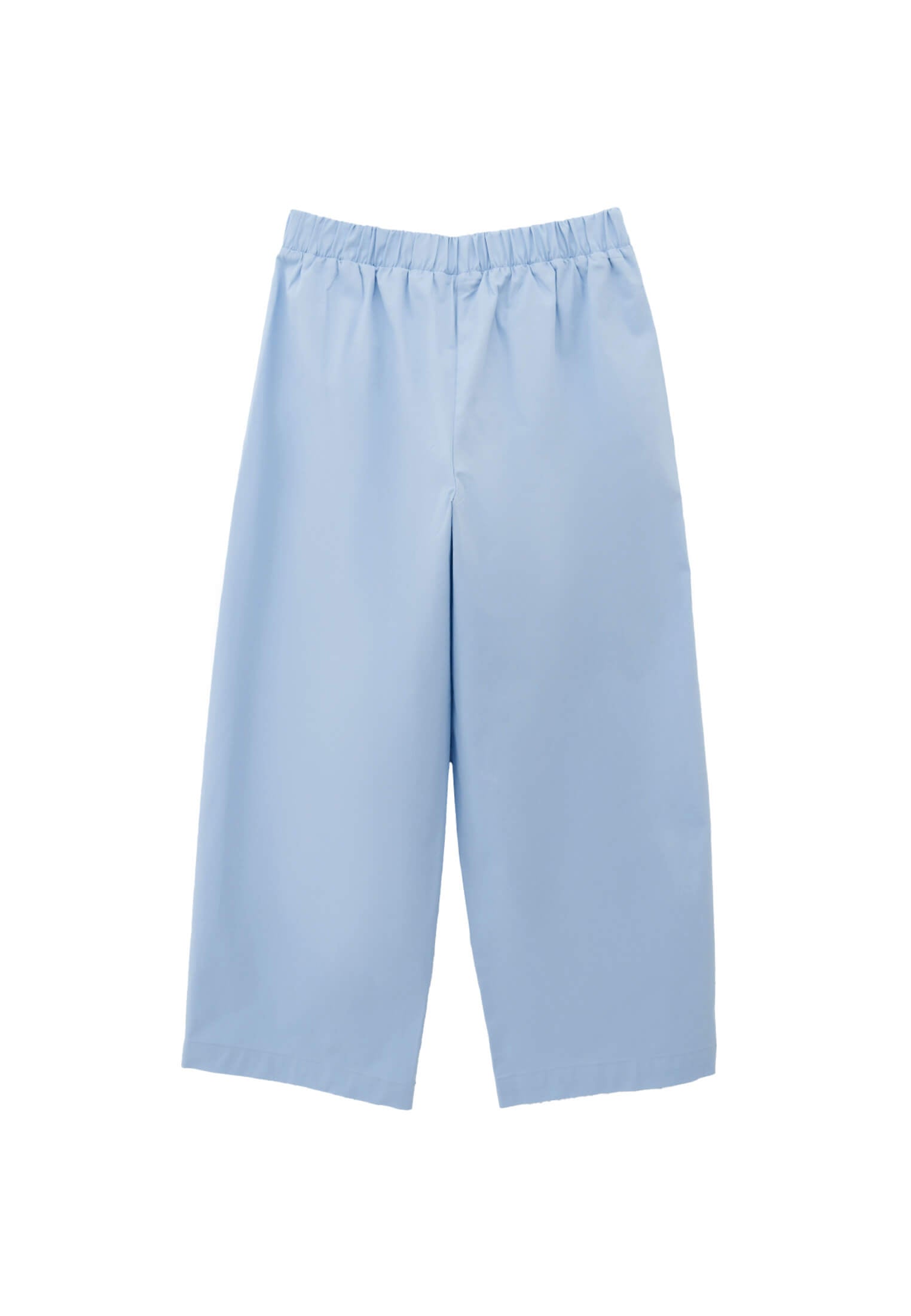 Pleated High Waist Carrot Pants - CLEAR SKY