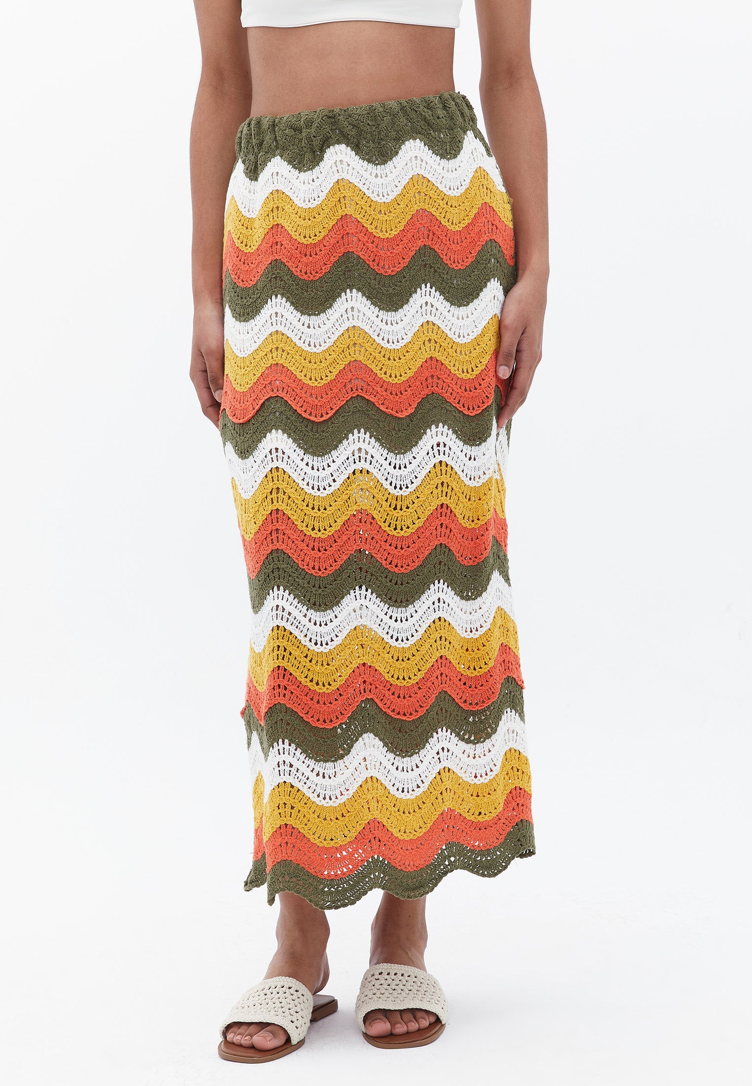 Long Slim Skirt - COLOR MIX