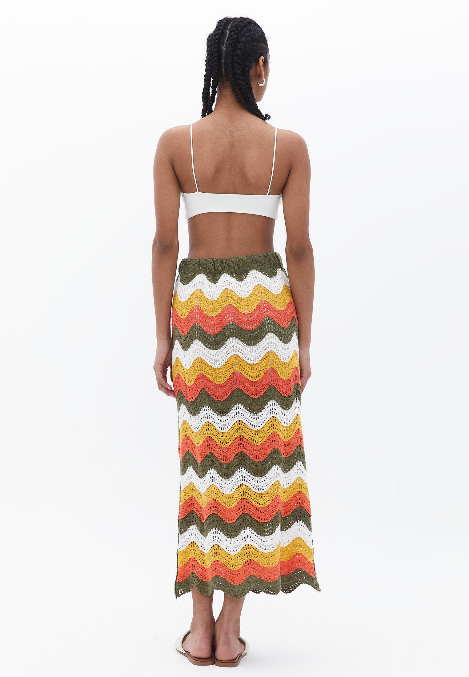 Long Slim Skirt - COLOR MIX