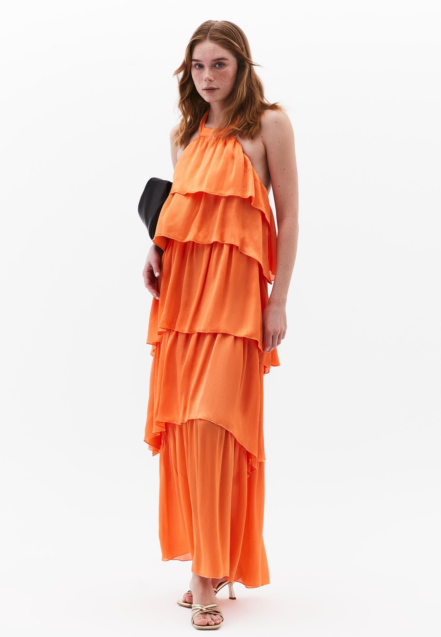 Flared Dress - CORAL ROSE
