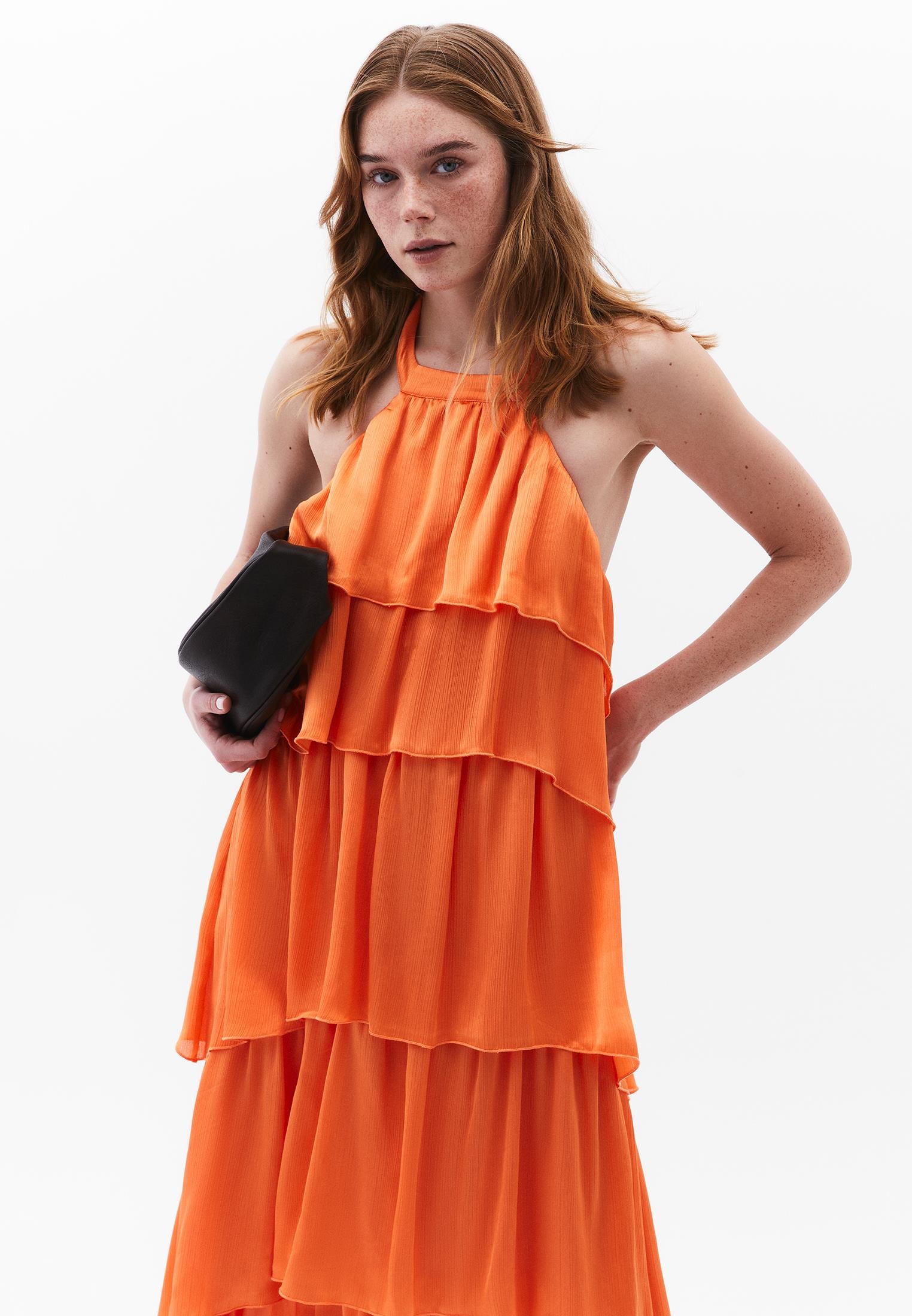 Flared Dress - CORAL ROSE