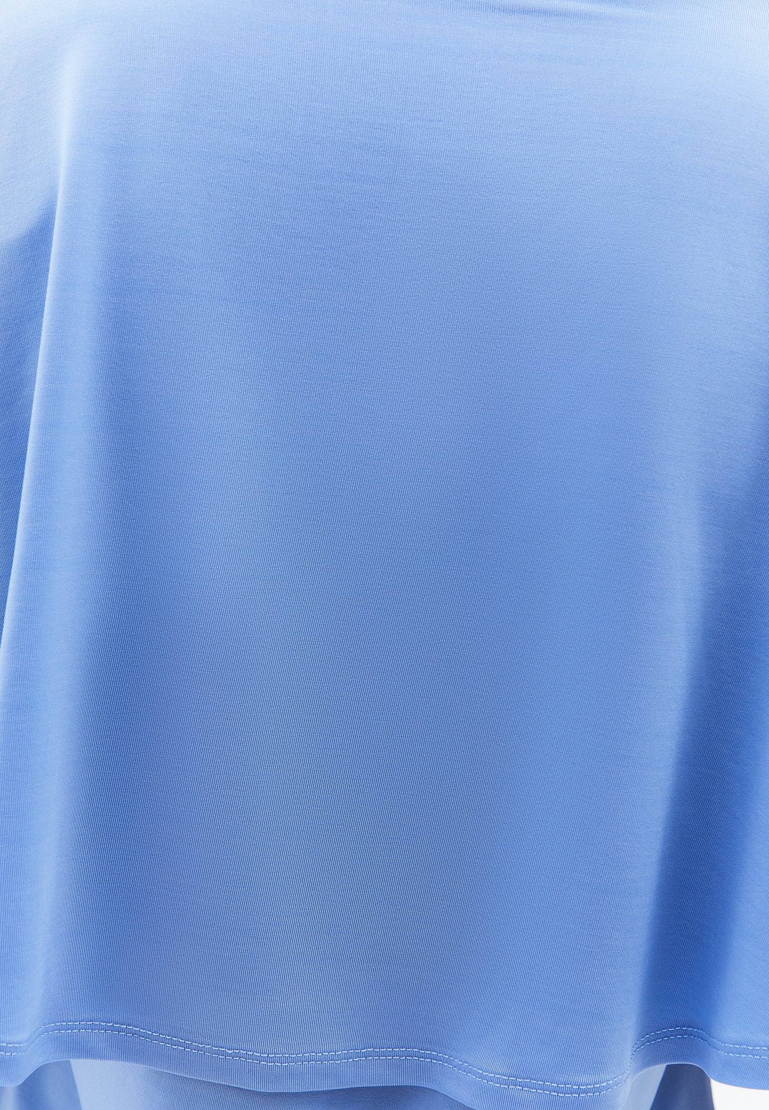 Sleeveless Crew Neck Blouse - CORNFLOWER