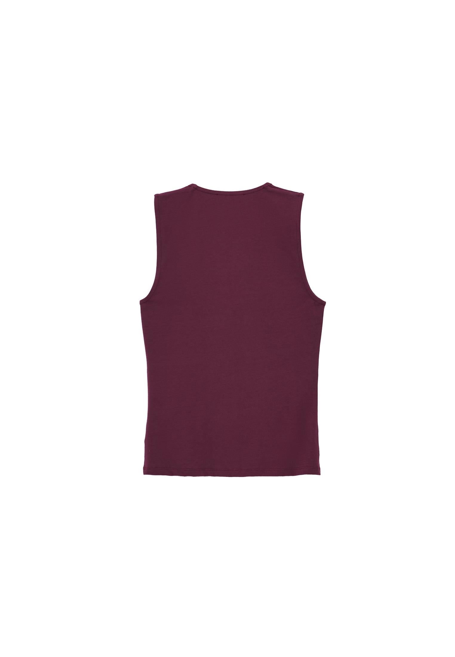 Square Neck Modal Tank Top - CRUSHED VIOLETS