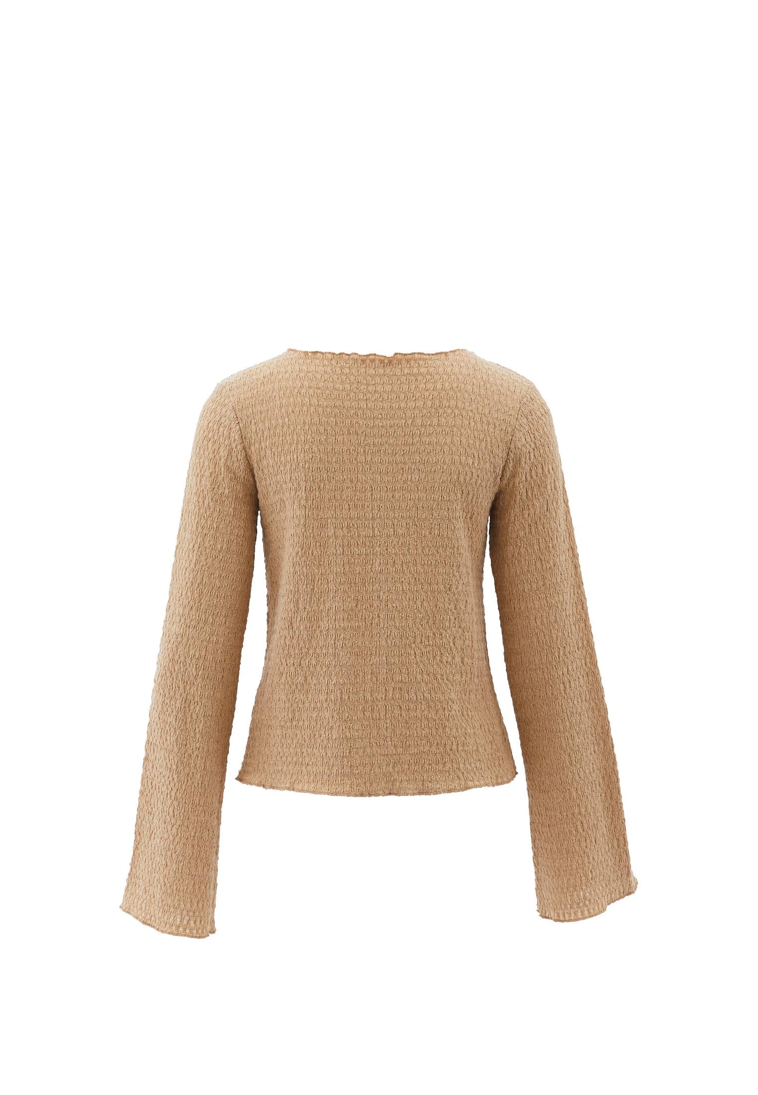 V Neck T-Shirt - CURDS WHEY