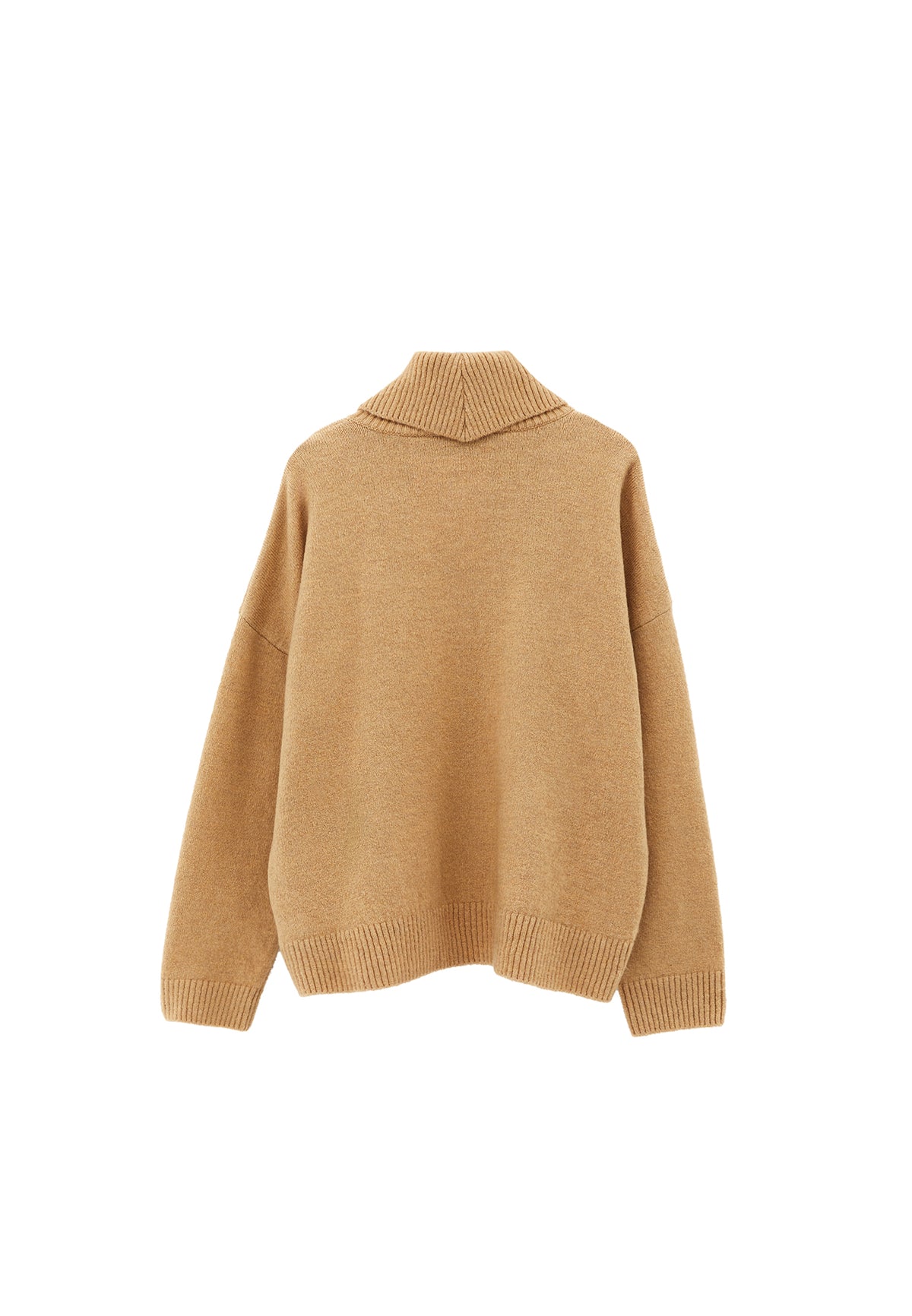 Soft Touch Turtleneck Roll Neck - CURDS WHEY