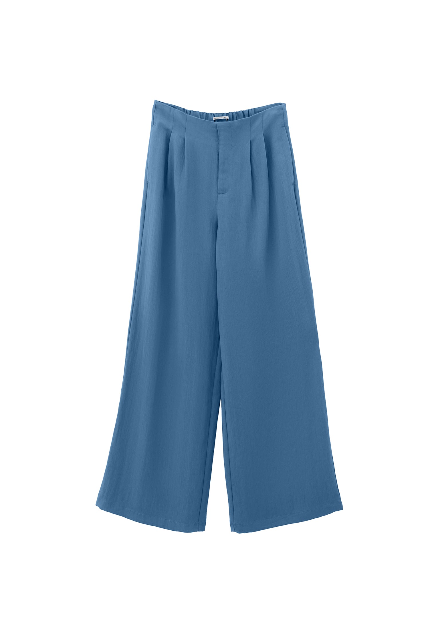 Wide Leg Ultra High Waist Pocket Detail Pants - CYANEUS